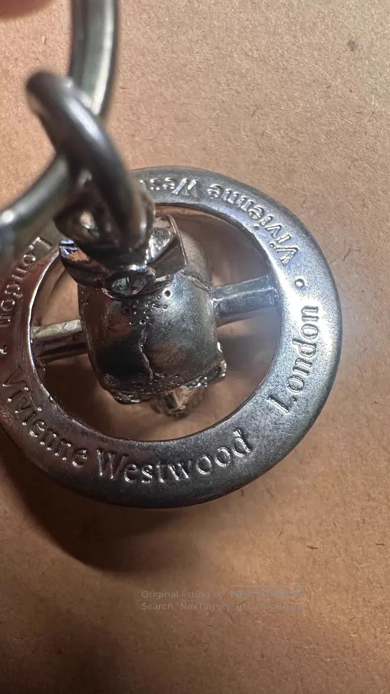 Vivienne Westwood Vivienne Westwood Old-style skull keychain, can be convert Size ONE SIZE - 6 Thumbnail