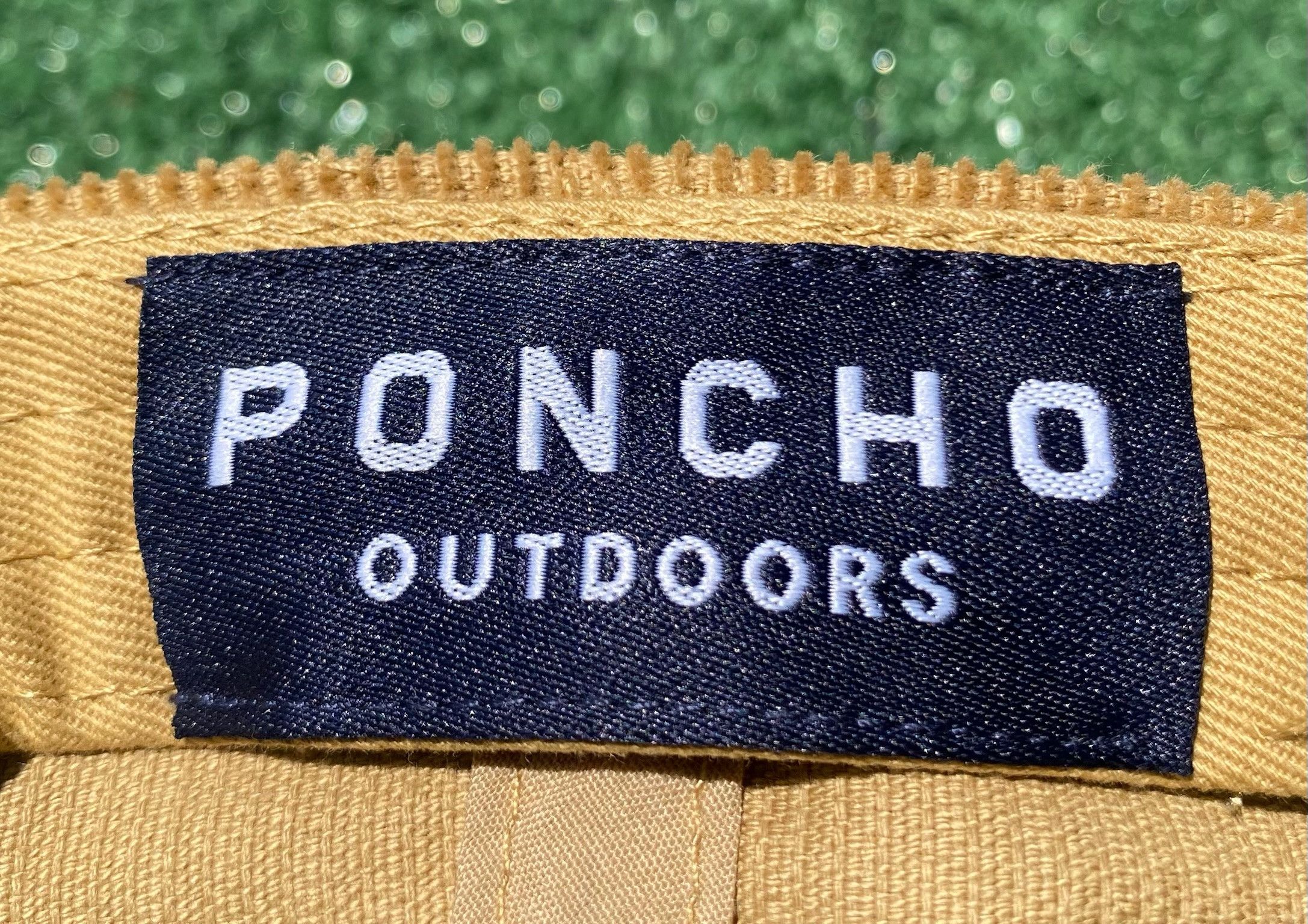 Other Poncho Corduroy Deer Nature Patch Tan Strapback Hat Size ONE SIZE - 7 Thumbnail