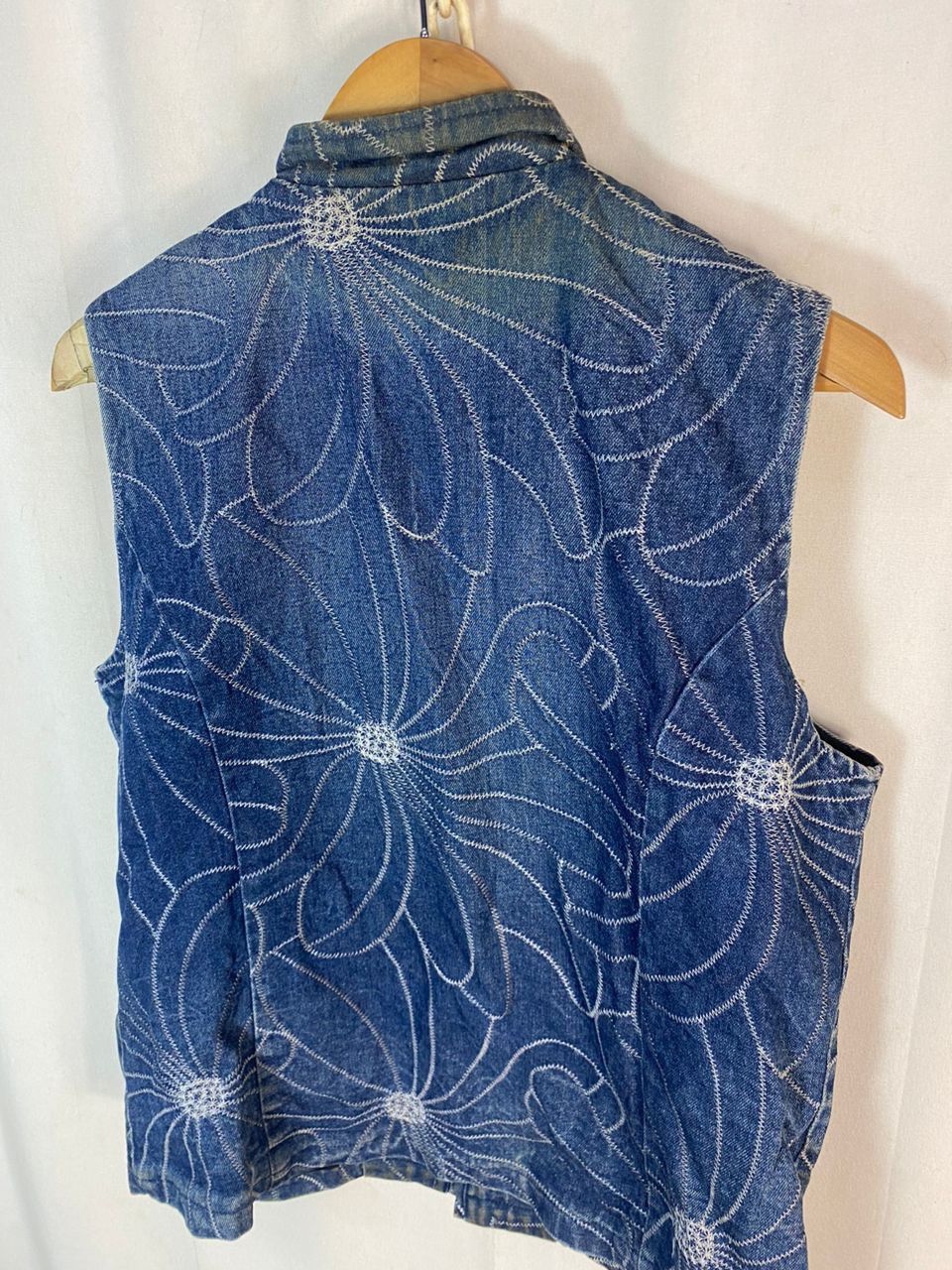 Japanese Brand Gabin distressed denim vest Size US M / EU 48-50 / 2 - 8 Thumbnail