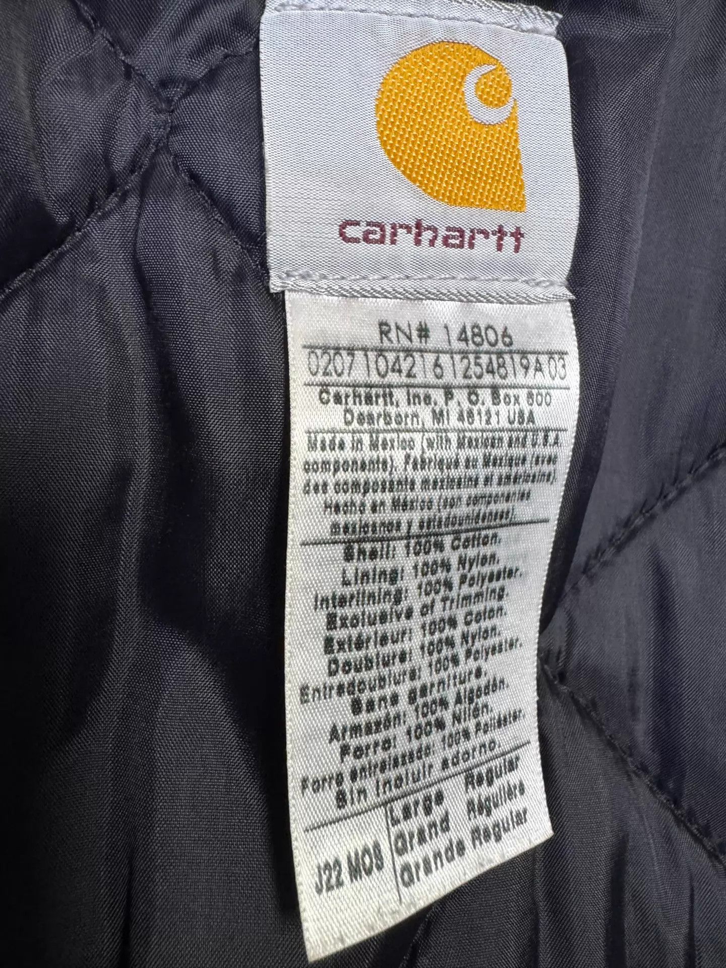 Carhartt Vintage Carhartt J22 Washed Moss Green L Jacket Size US L / EU 52-54 / 3 - 9 Thumbnail
