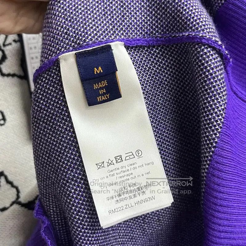 Louis Vuitton Louis Vuitton Purple Wool Women's Sweater . Size S / US 4 / IT 40 - 3 Thumbnail