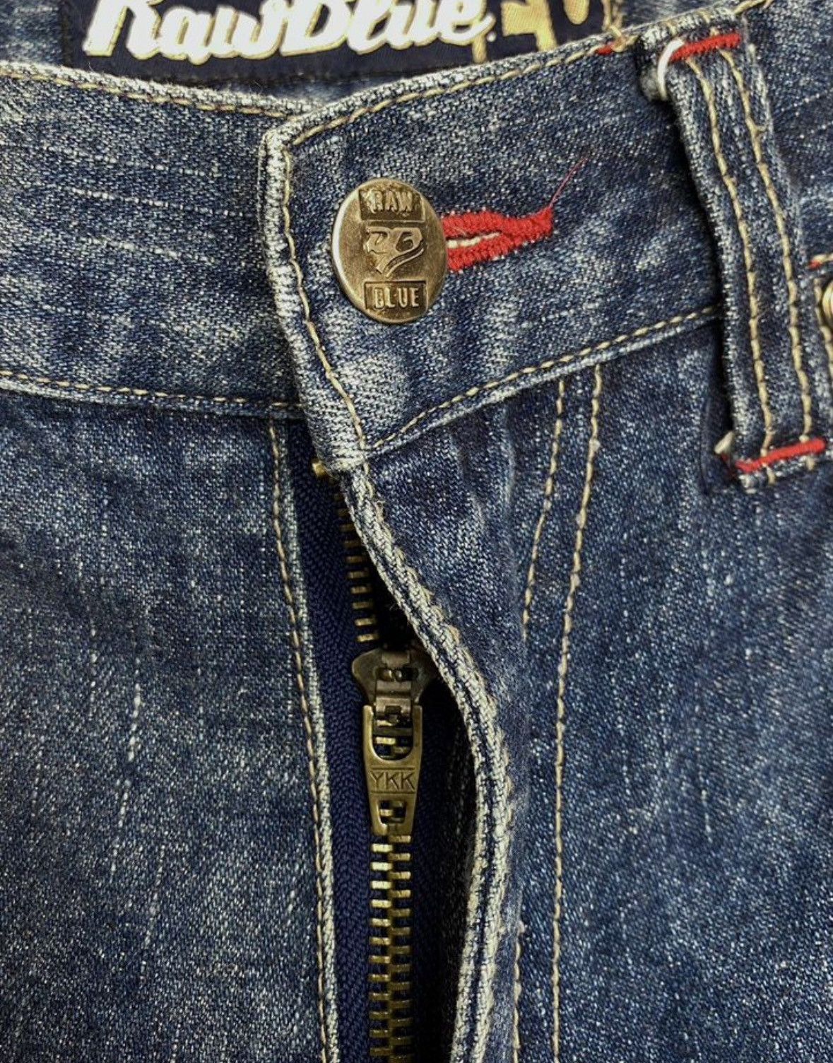 Vintage 32x32 Raw Blue Rap Jeans Size US 32 / EU 48 - 8 Thumbnail
