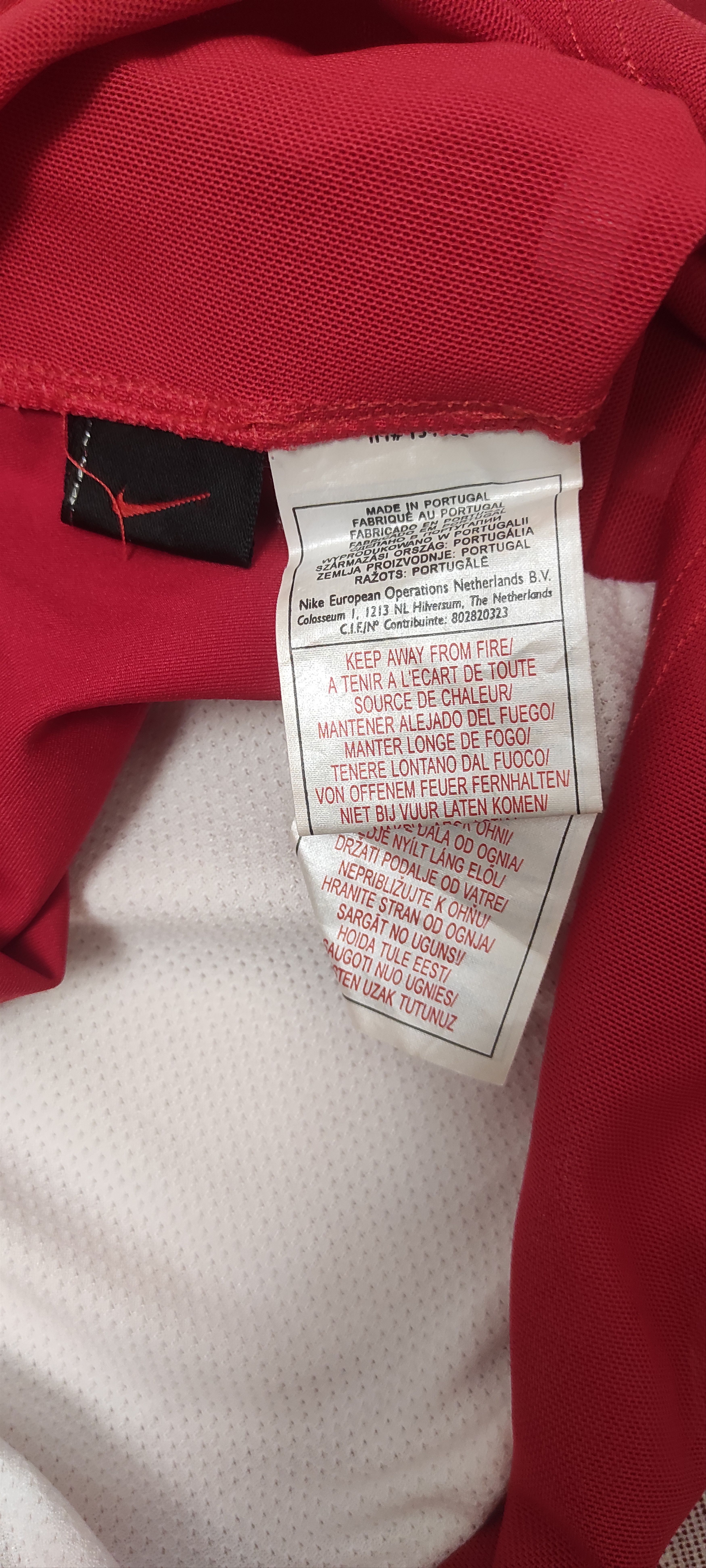 Nike Arsenal #15 Home football shirt 2002 - 2004 Size US L / EU 52-54 / 3 - 4 Thumbnail