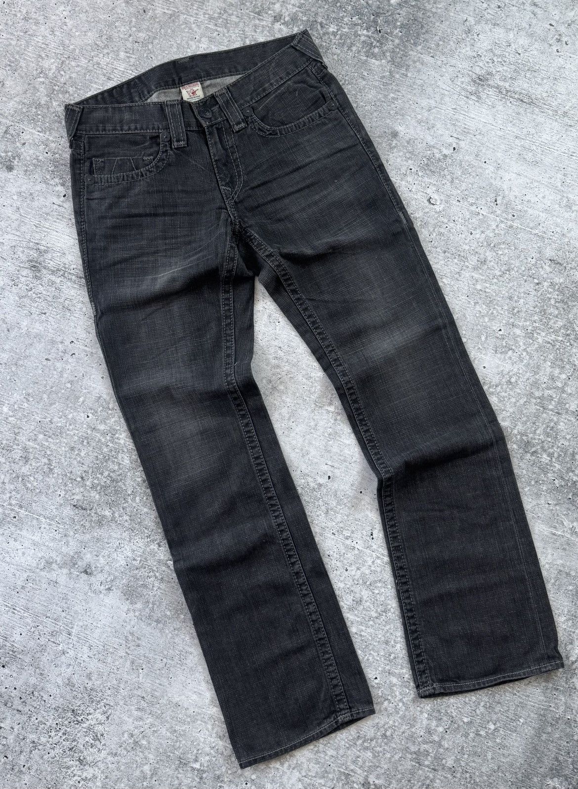 True Religion True Religion Vintage Y2K Denim Jeans Dark Gray Rare Size 32 Size US 32 / EU 48 - 3 Thumbnail