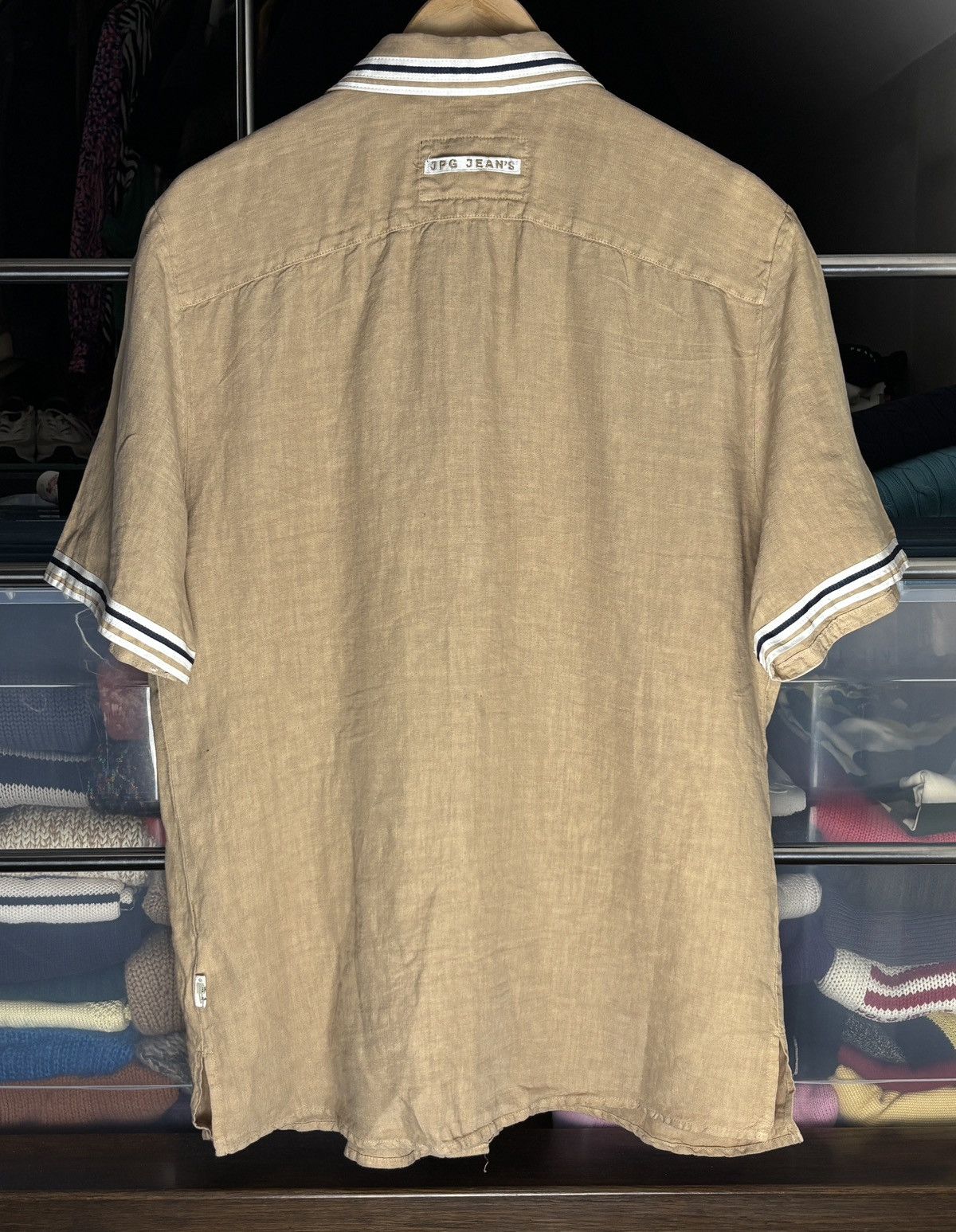 Jean Paul Gaultier Archive Linen Button Up Shirt Vintage 90s