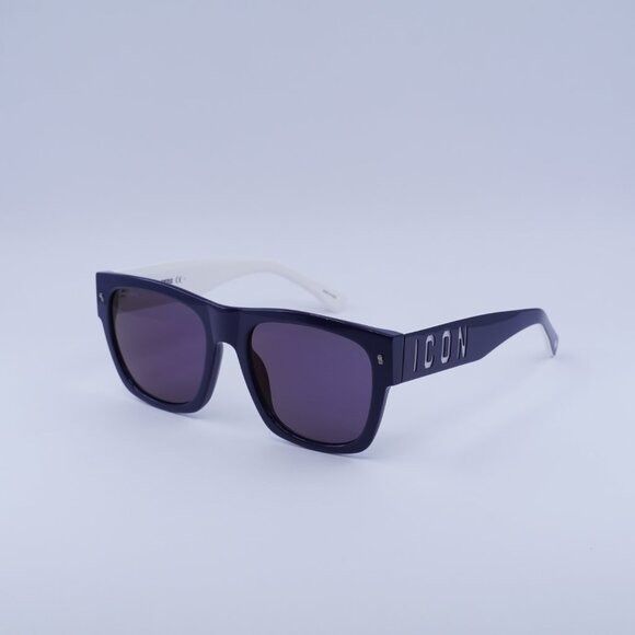 Dsquared2 🕶️ New Dsquared2 ICON 0004/S 00JU XT Blue Sunglasses Size ONE SIZE - 7 Thumbnail