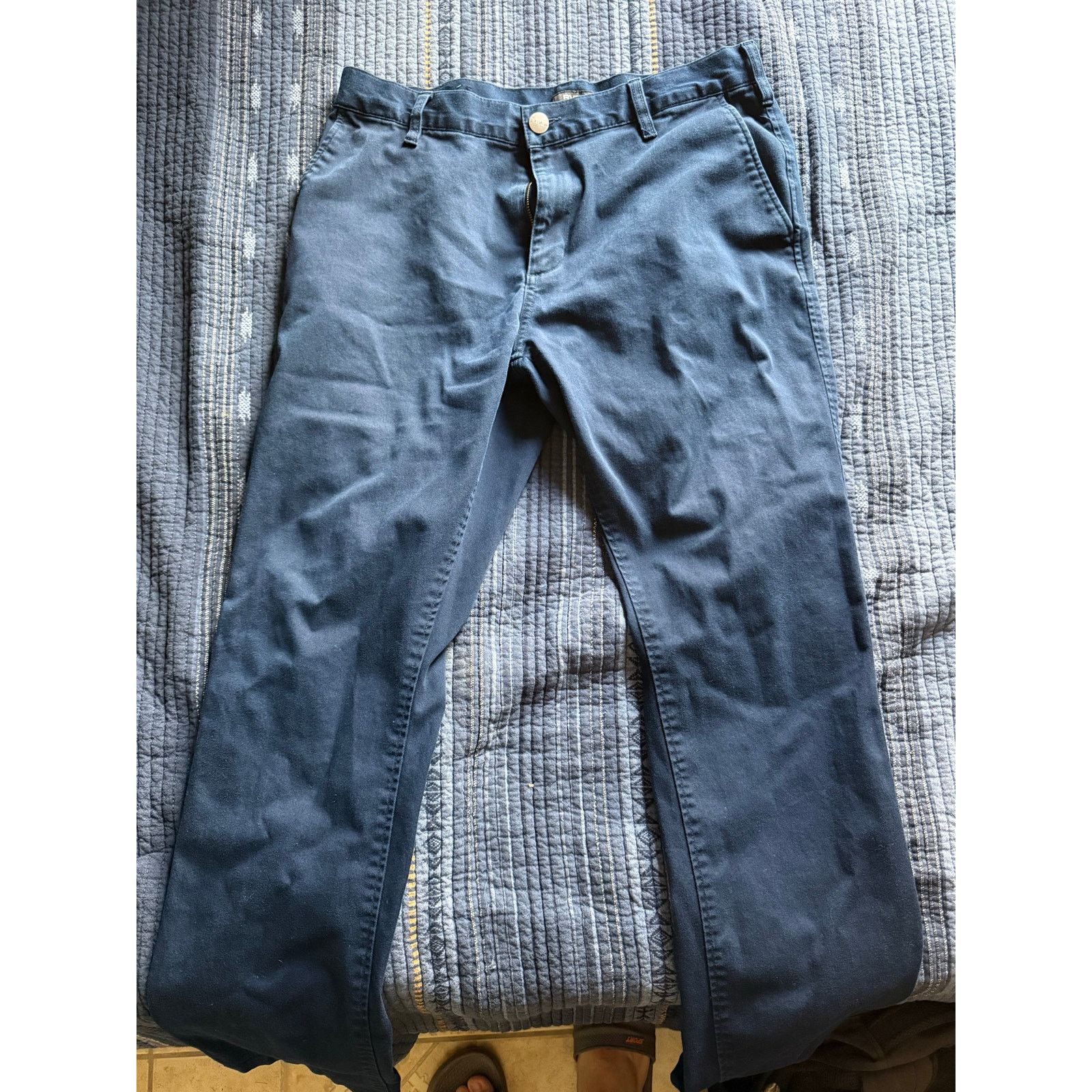 RVCA RVCA Week-End Chino Pants Navy Men’s Size 34 Size US 34 / EU 50 - 2 Thumbnail