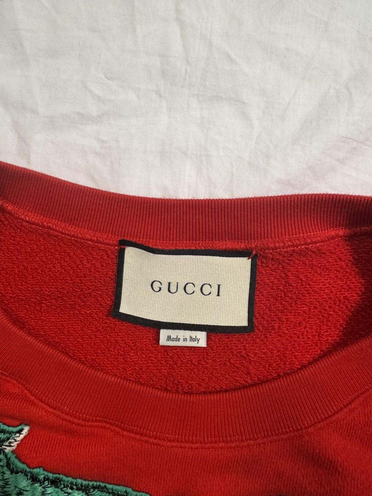 Gucci Gucci Tiger Leopard Crewneck Sweater Size XL Size US XL / EU 56 / 4 - 4 Thumbnail