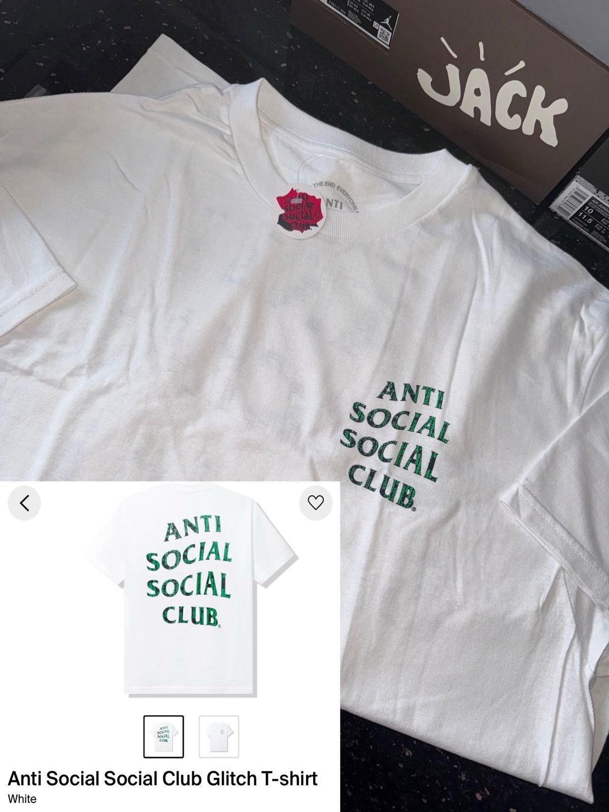 Anti Social Social Club Anti Social Social Club Size US XL / EU 56 / 4 - 1 Thumbnail