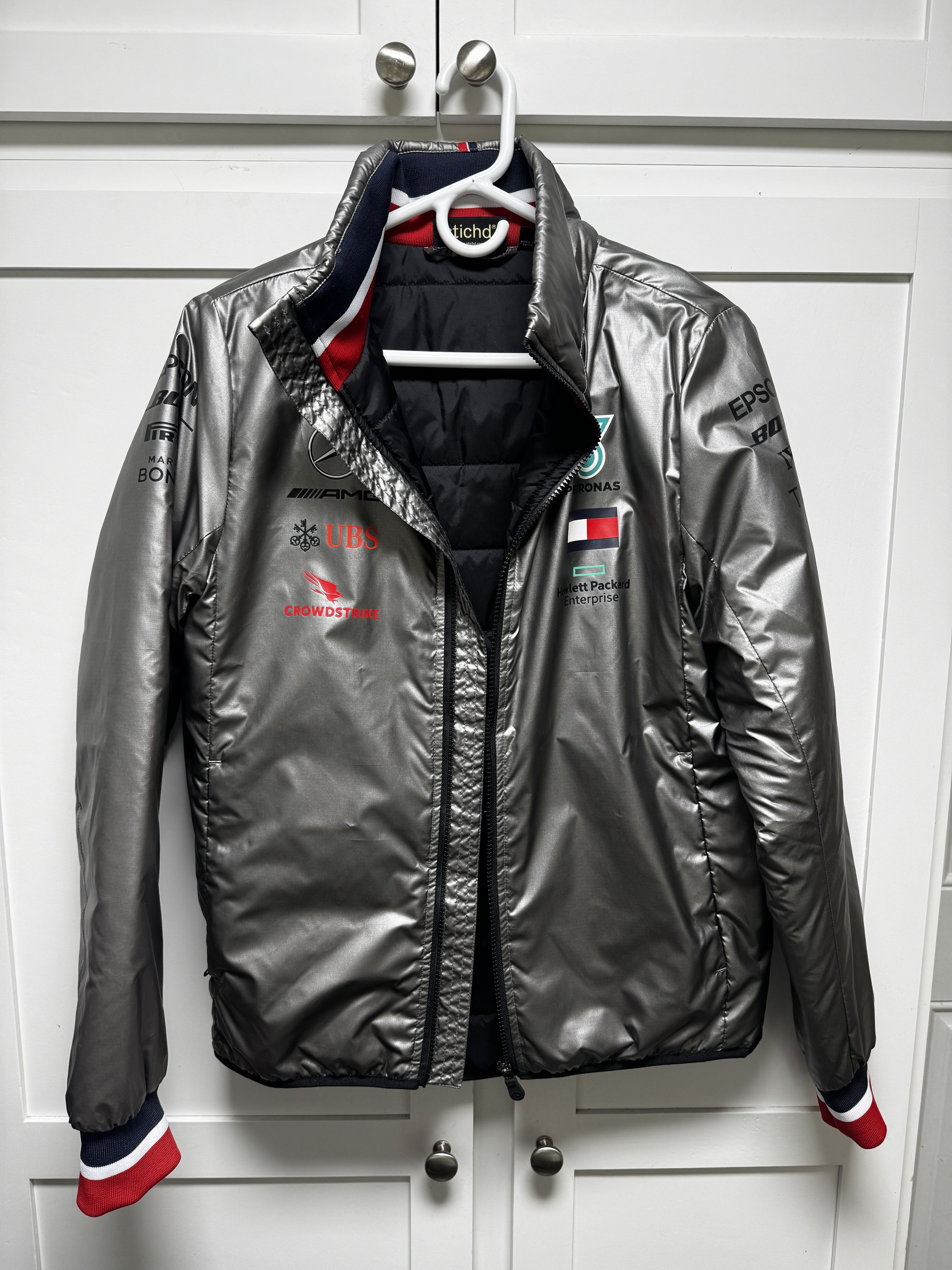 Mercedes-Benz Official Mercedes AMG/Tommy Hilfiger Formula 1 Racing Jacket Size US XS / EU 42 / 0 - 1 Thumbnail