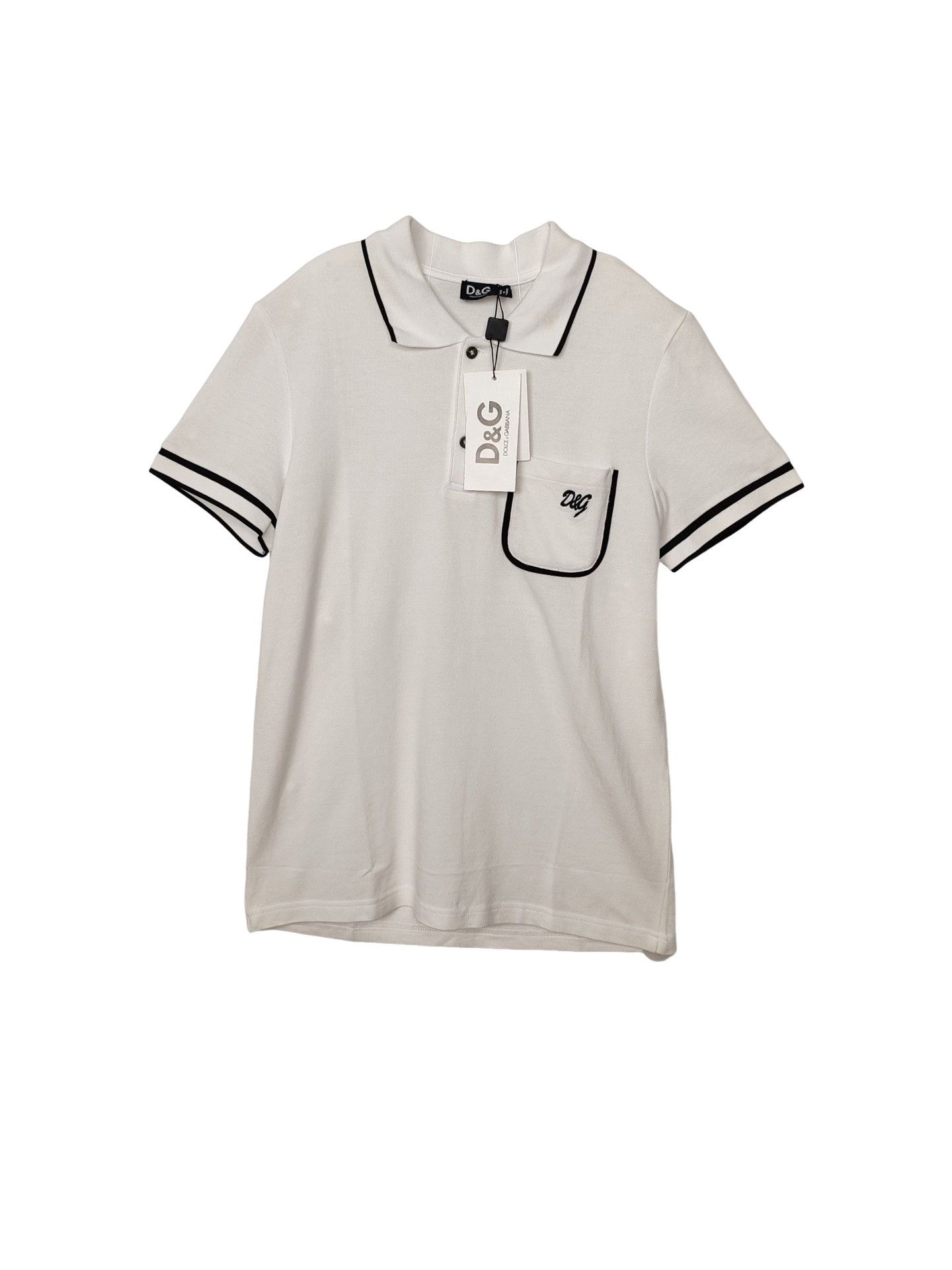 Dolce & Gabbana Dolce & Gabbana Embroidered Logo Polo Size L Size US L / EU 52-54 / 3 - 1 Thumbnail