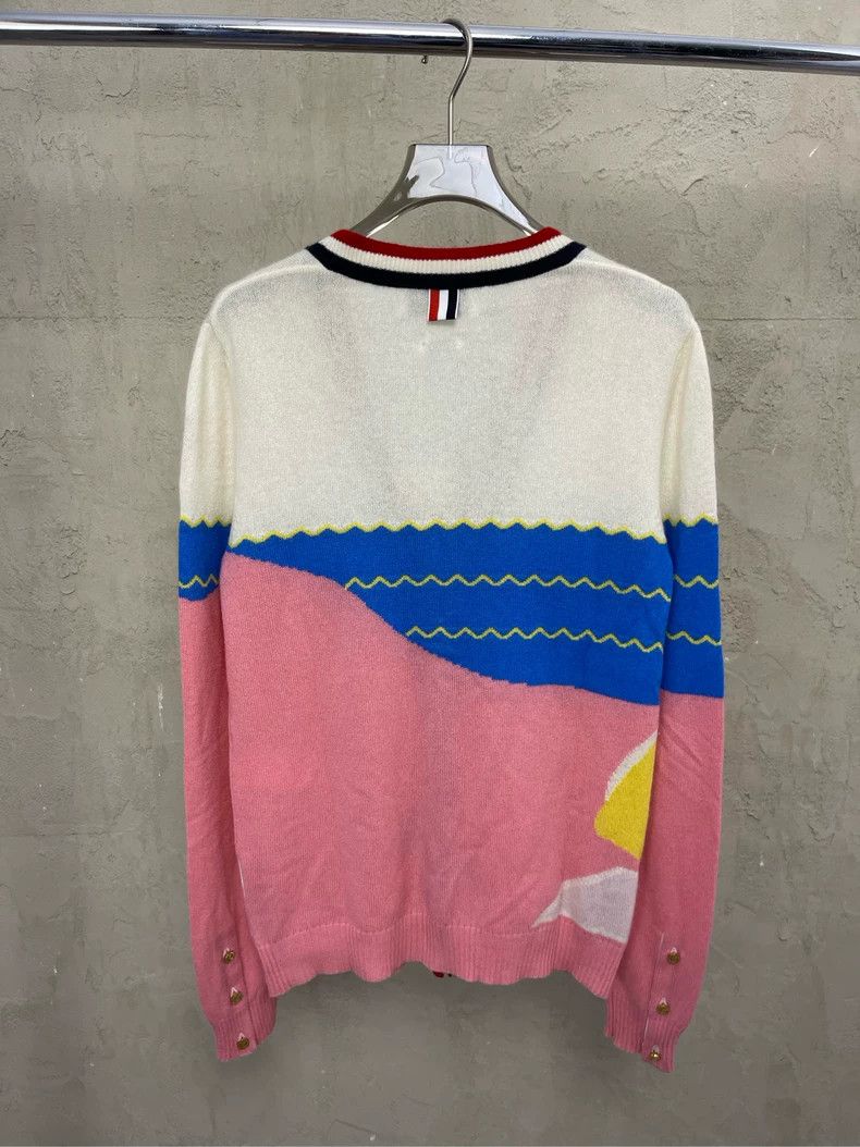 Thom Browne Thom browne Colorful swimming puppy colorful stripe gold bu Size S / US 4 / IT 40 - 3 Thumbnail