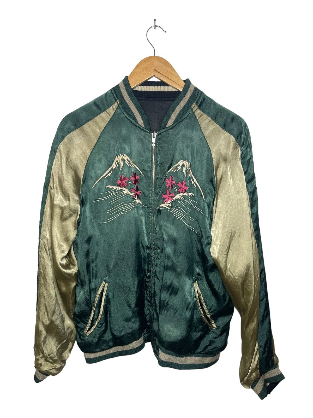 Japanese Brand × Vintage Vintage Japanese Brand Satori Sukajan reversible jacket Size US M / EU 48-50 / 2 - 1 Thumbnail