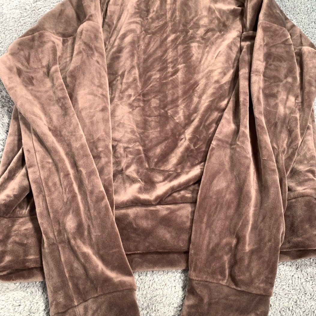 Vintage Evereve Plush Hoodie Sweatpant Set Brown Size M / US 6-8 / IT 42-44 - 3 Thumbnail