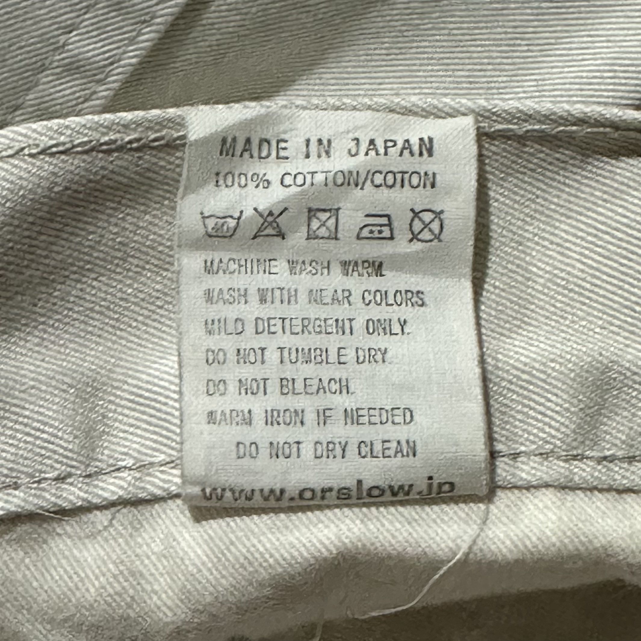 Orslow Grailed🔥Orslow Denim Light Cream Colour Jeans Size US 30 / EU 46 - 10 Thumbnail