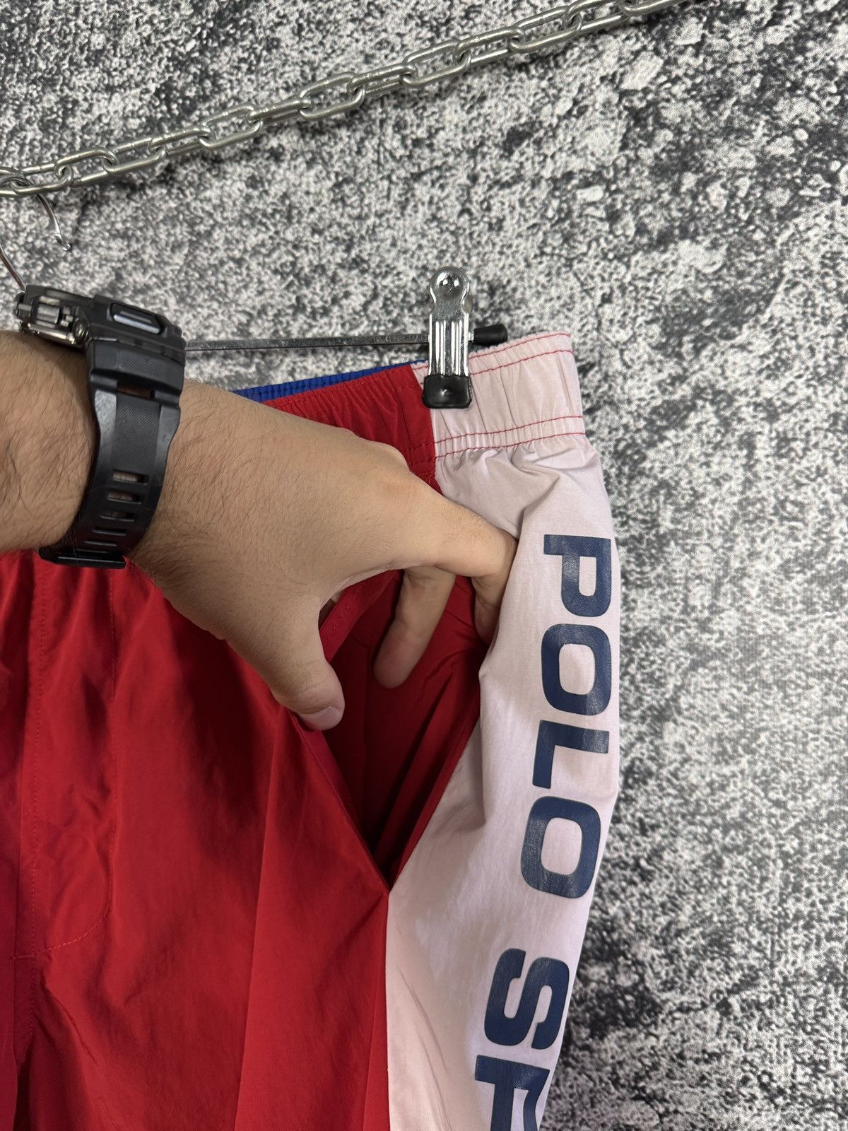 Ralph Lauren Polo Sport Ralph Lauren Track Pants Side Tape Logo Size M-L Size US 34 / EU 50 - 10 Thumbnail