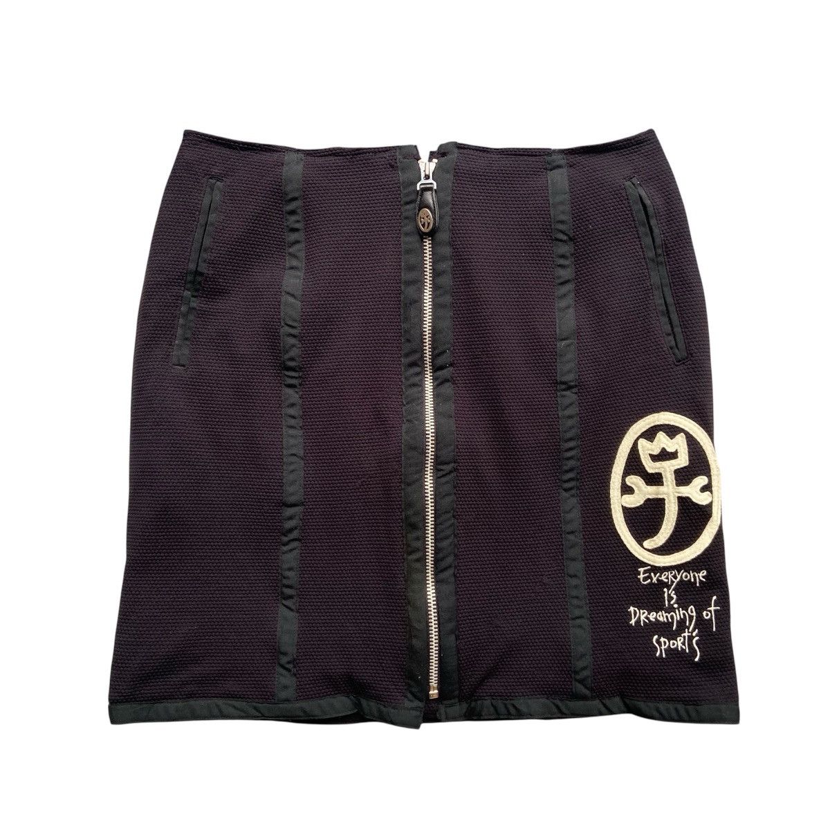 Jean Charles De Castelbajac Jean Charles de Castelbajac Mini Zipper Skirt Size 29" - 1 Thumbnail
