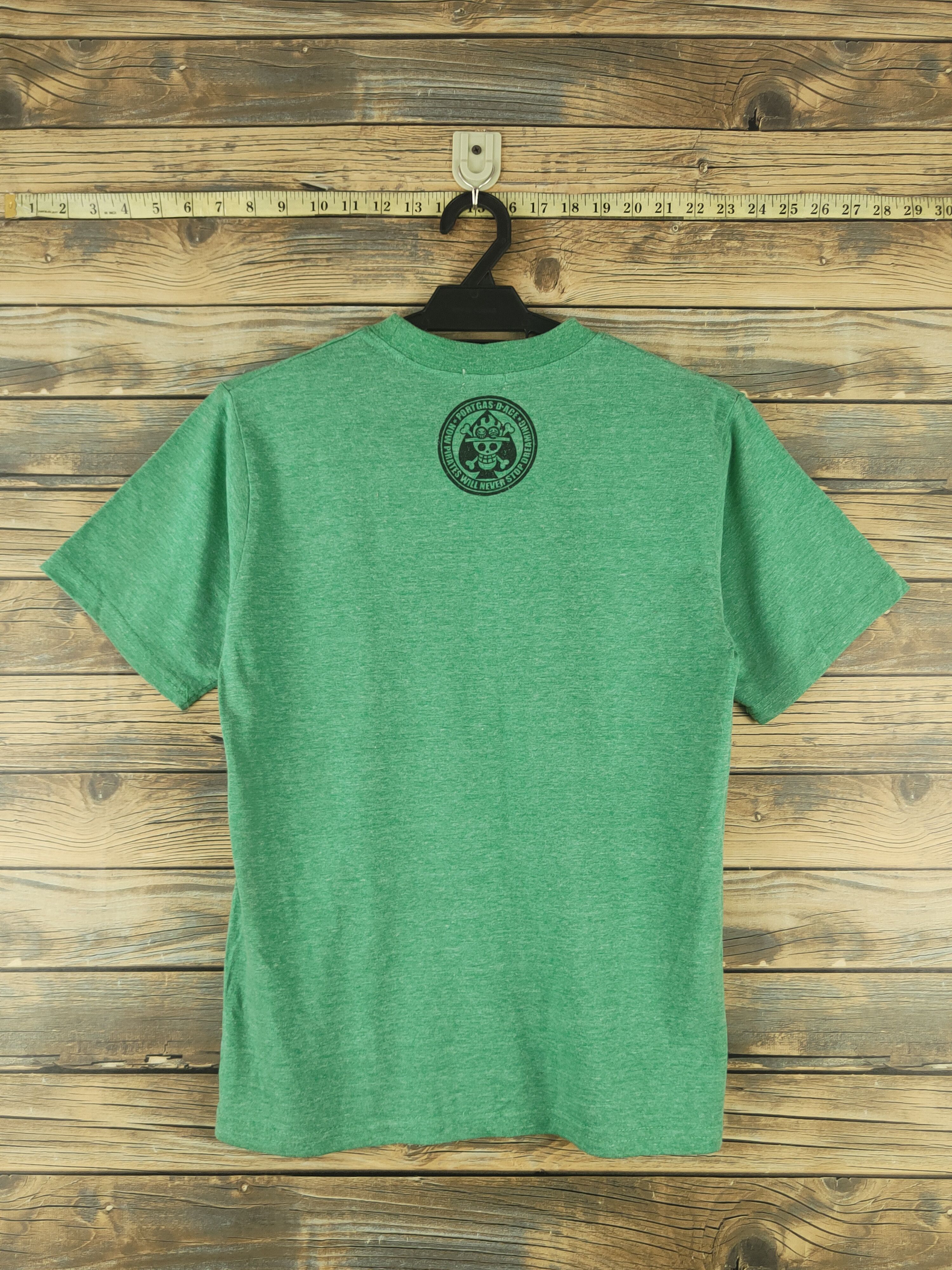One Piece One Piece Green Short Sleeve T-shirts #S2863 Size US S / EU 44-46 / 1 - 9 Thumbnail
