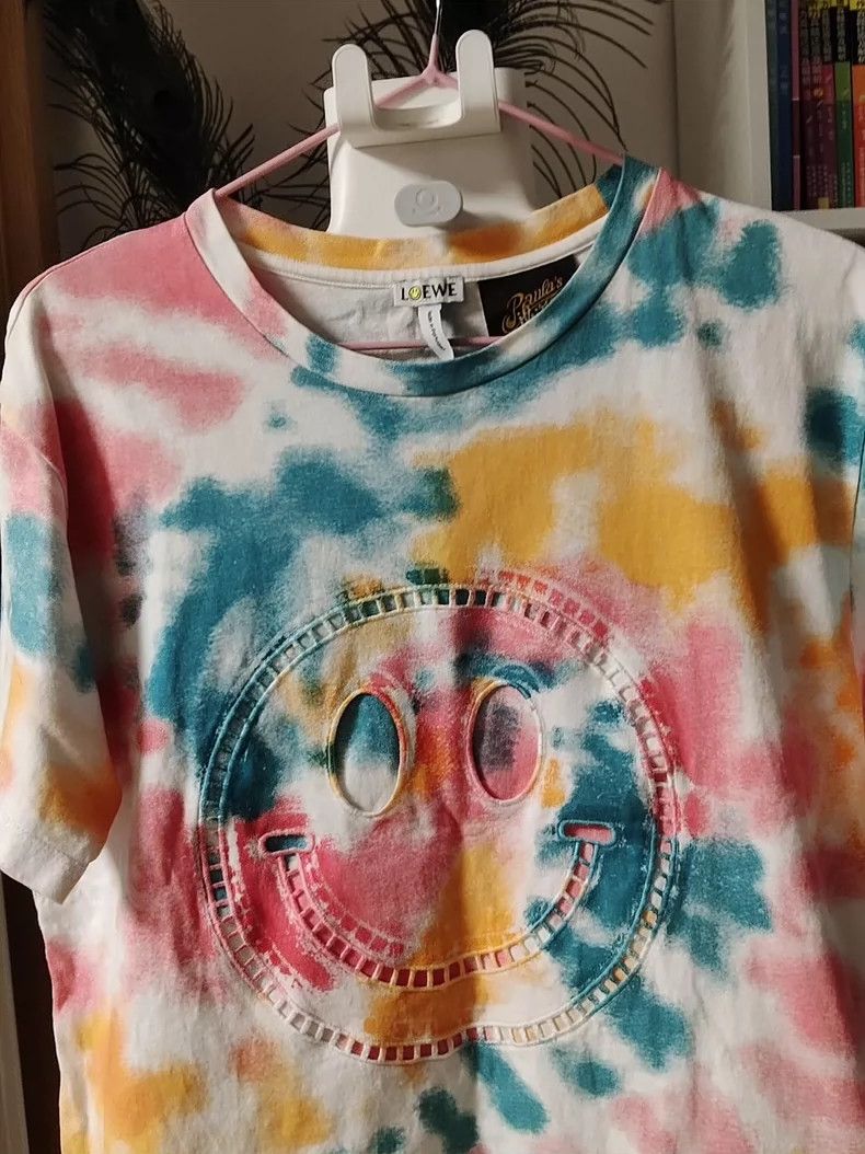 Loewe LOEWE x Smiley co-branded tie-dye short sleeve T-shirt Size S / US 4 / IT 40 - 2 Thumbnail