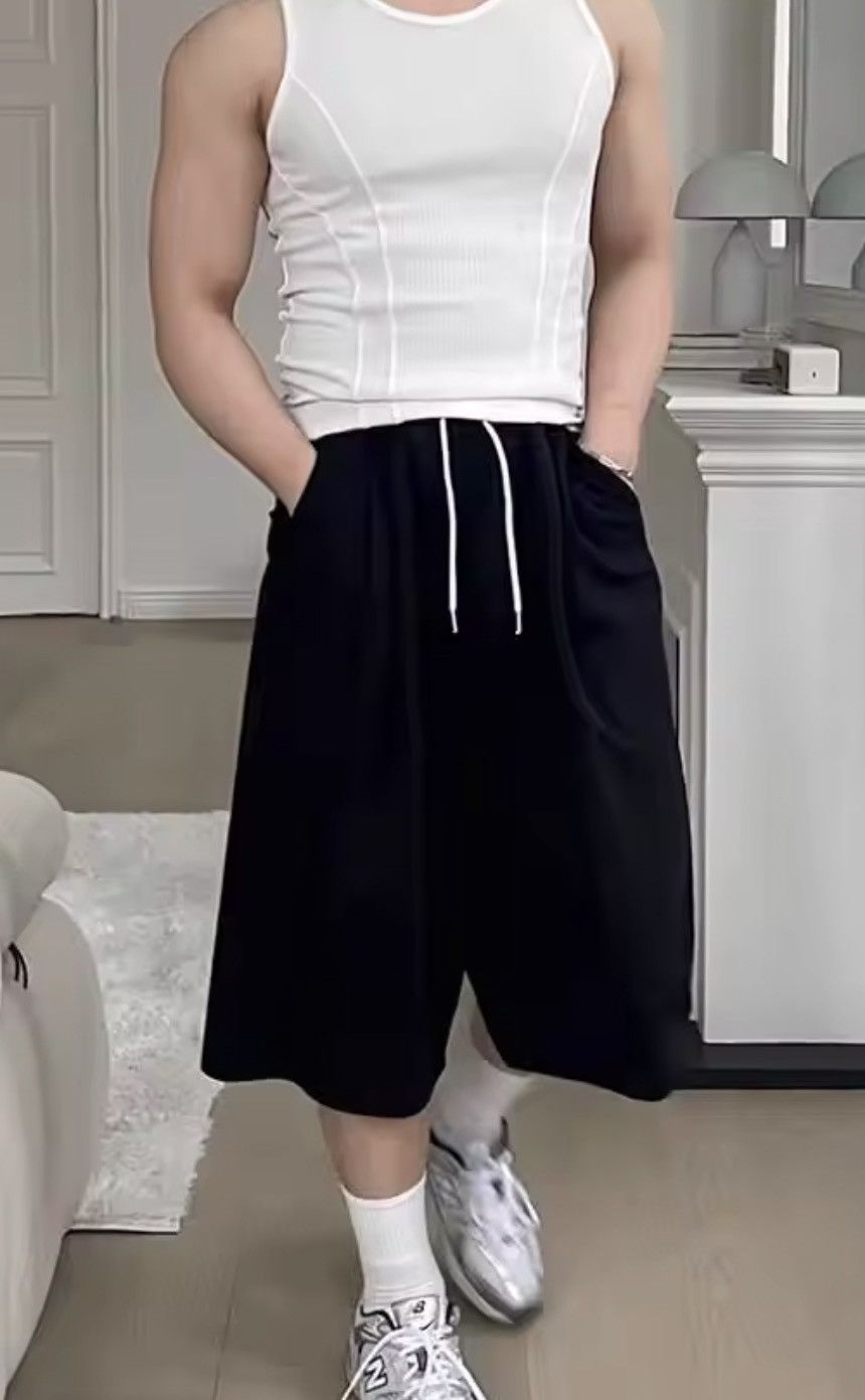 Japanese Brand Korean Style Men's Sports Shorts Drawstring Size US 26 / EU 42 - 2 Thumbnail