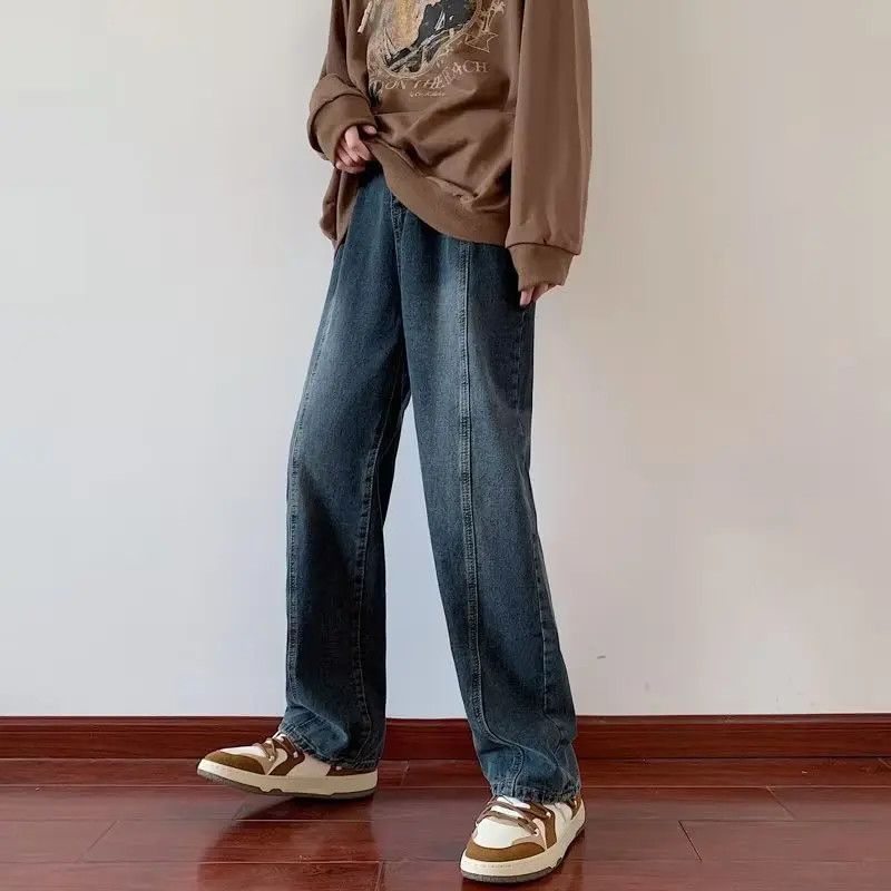 Japanese Brand × Jean Retro loose straight leg high street jeans Size US 32 / EU 48 - 5 Thumbnail