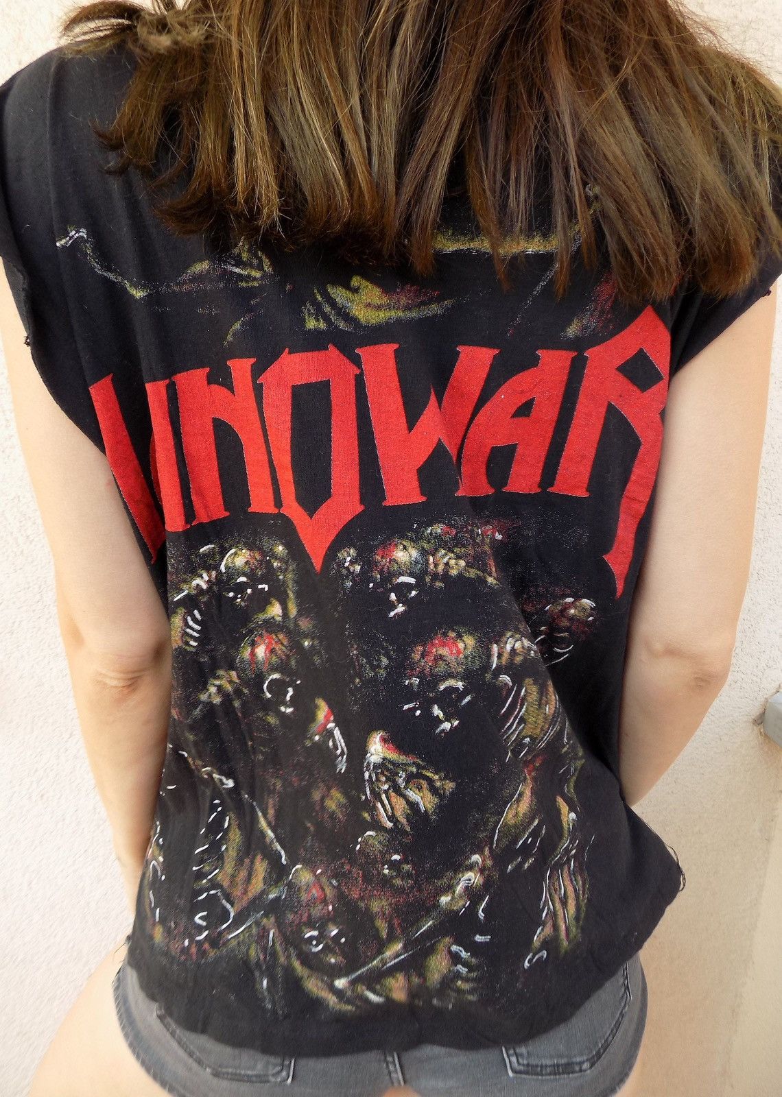 Band Tees Vintage 90's Manowar T-shirt Size US XL / EU 56 / 4 - 5 Thumbnail