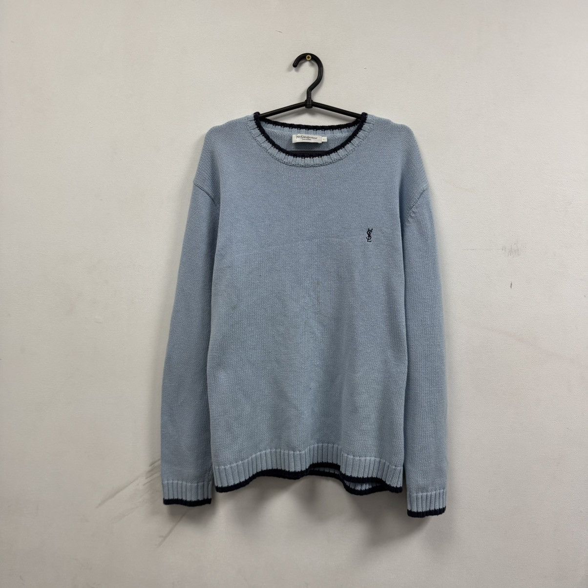 Yves Saint Laurent Vintage Yves Saint Lauren knit Sweatshirt Size US L / EU 52-54 / 3 - 1 Thumbnail
