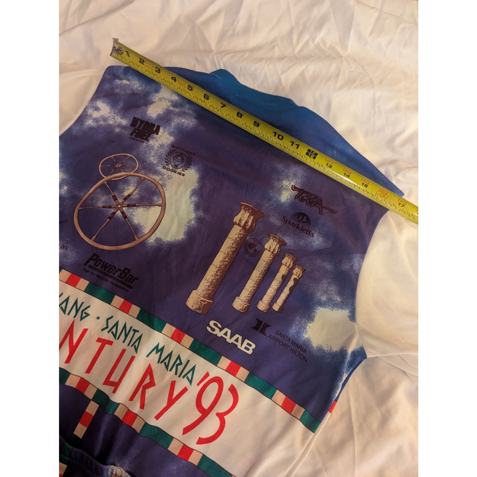 Toga Vtg Toga Solvang Century Santa Maria 1993 Cycling Jersey Med Size US M / EU 48-50 / 2 - 7 Thumbnail