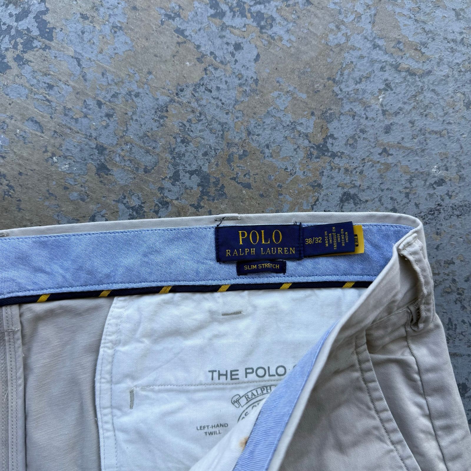 Polo Ralph Lauren Polo Ralph Lauren Slim Stretch Khaki Chino Pants Size US 38 / EU 54 - 4 Thumbnail