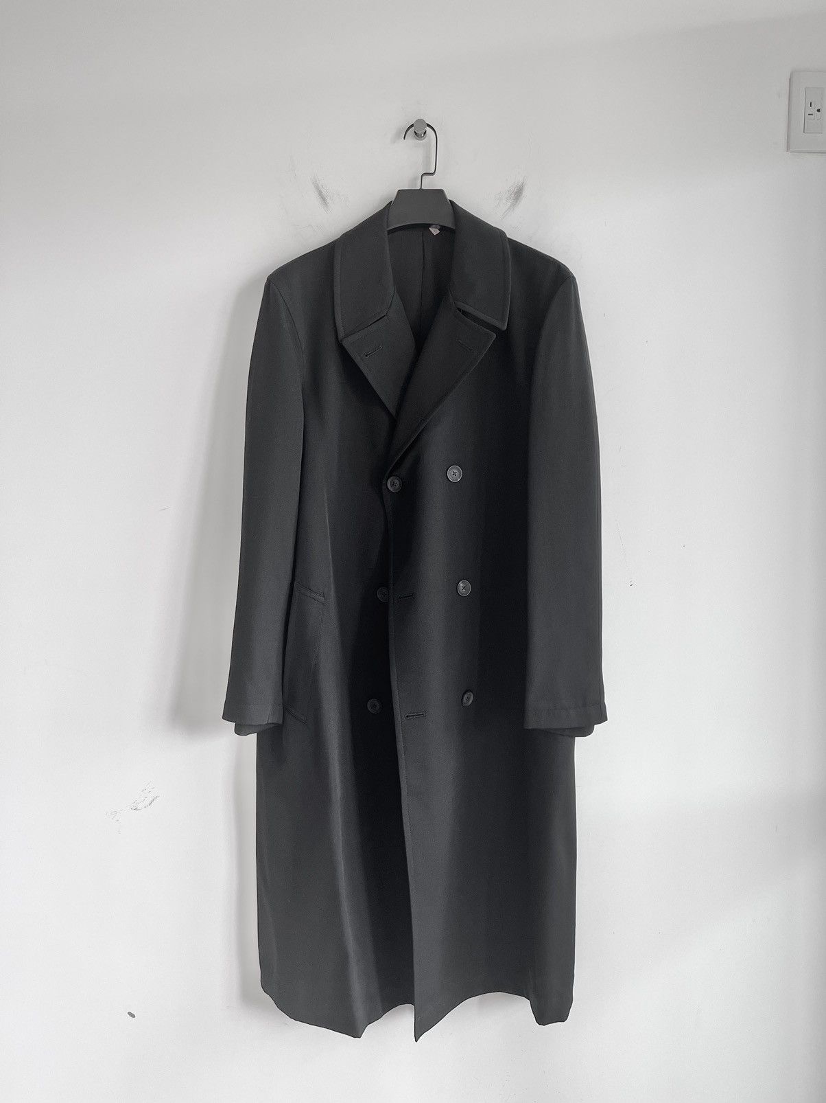 Yohji Yamamoto Yohji Yamamoto REGULATION - 8B DOUBLE BREASTED COAT Size US L / EU 52-54 / 3 - 10 Thumbnail