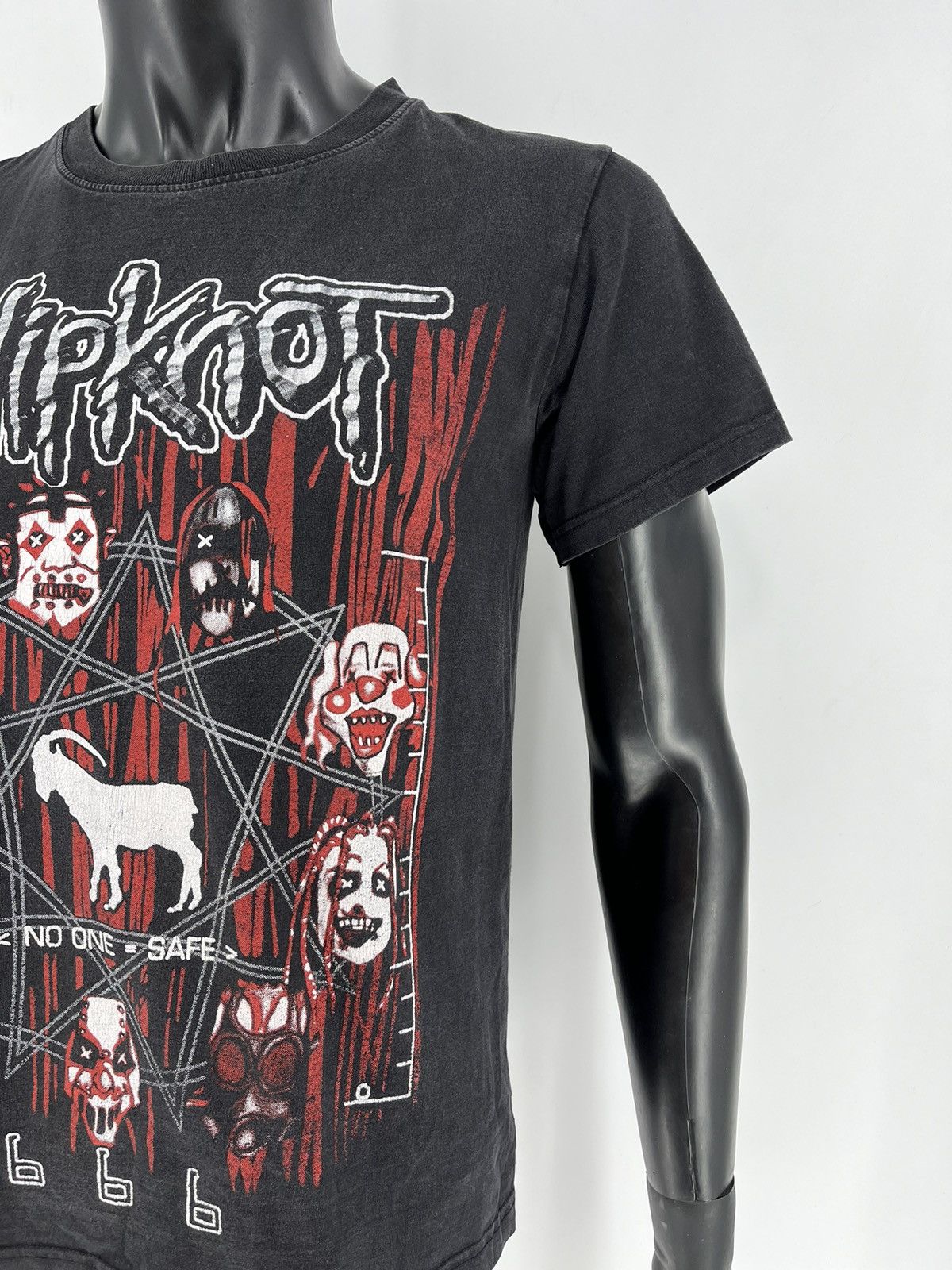 Band Tees × Vintage Vintage Slipknot Satan 666 Graphic Tee T-shirt Y2K 2000s Size US S / EU 44-46 / 1 - 7 Thumbnail