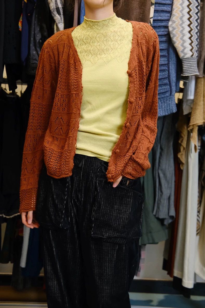 Kenzo KENZO Branch openwork knit sweater Size XS / US 0-2 / IT 36-38 - 2 Thumbnail