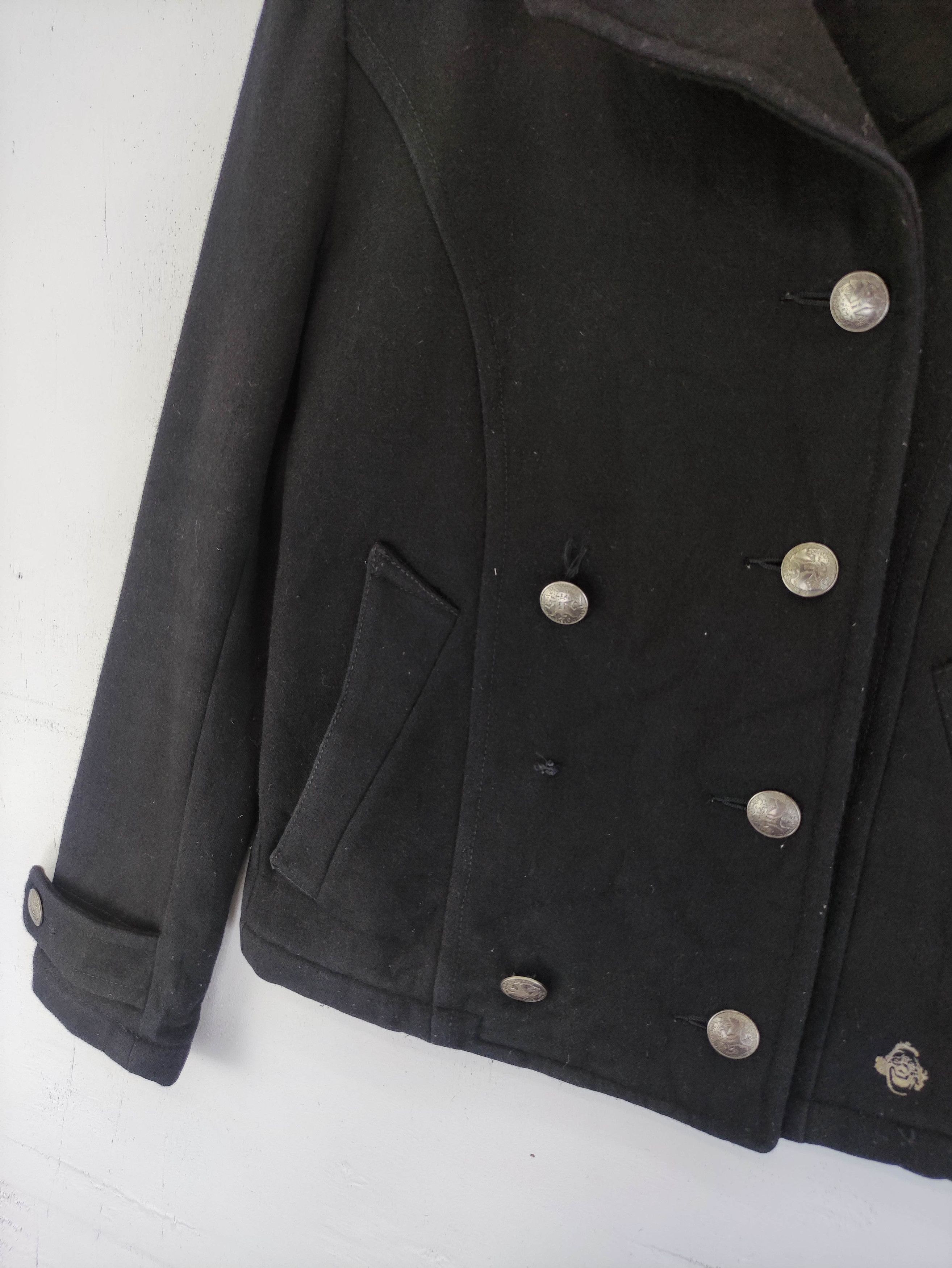 PPFM Vintage PPFM Black Wool Coat Jacket Size US S / EU 44-46 / 1 - 2 Thumbnail