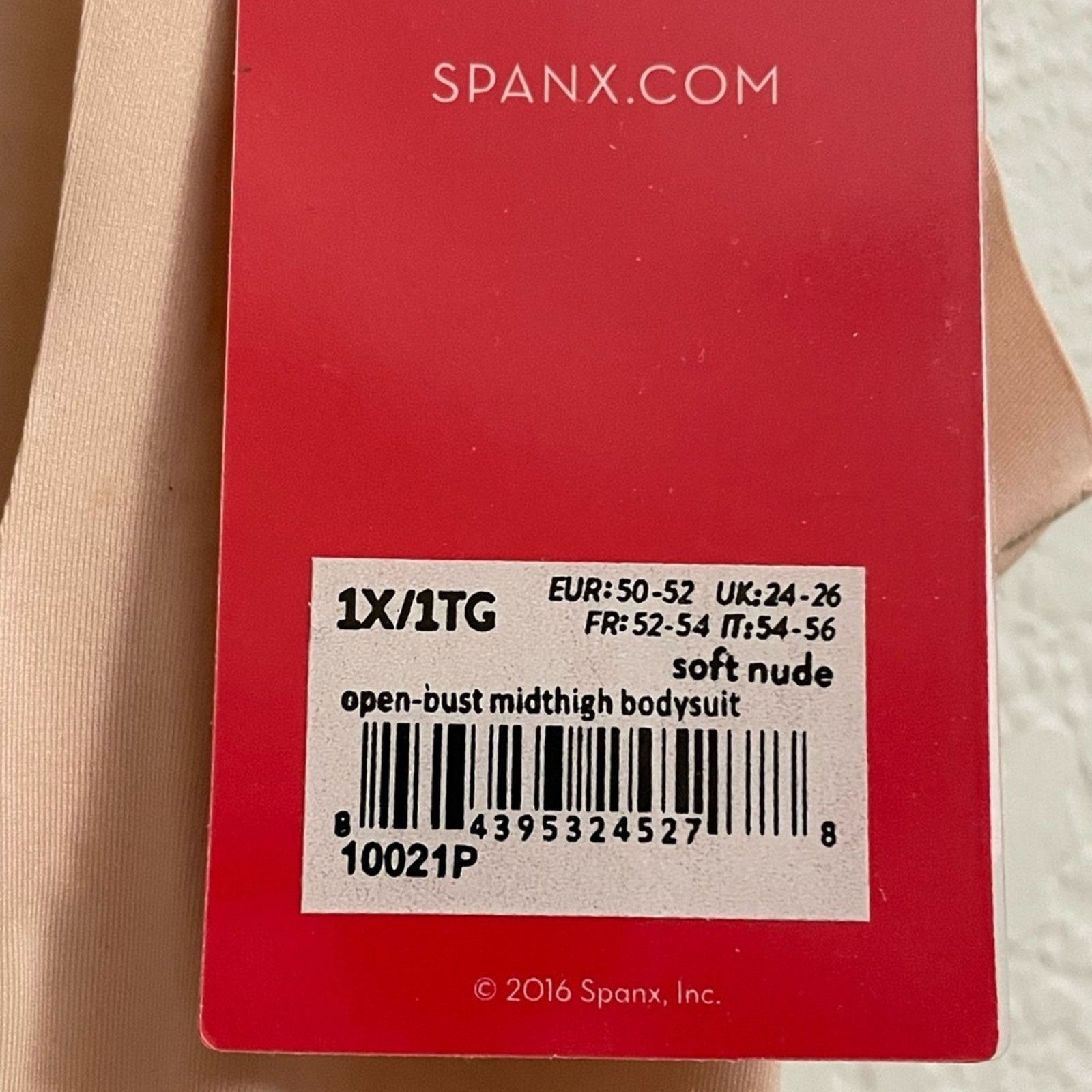 Spanx SPANX Shapewear Thinstincts Open-Bust Bodysuit - Size 1X Size ONE SIZE - 9 Thumbnail
