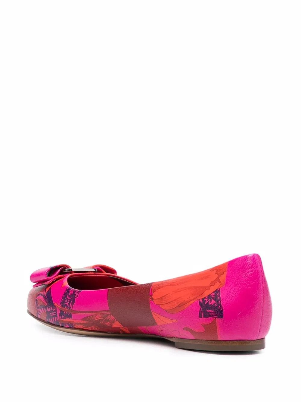 Salvatore Ferragamo o1y0426 Ballet Flats in Multicolor Size US 6 / IT 36 - 3 Thumbnail