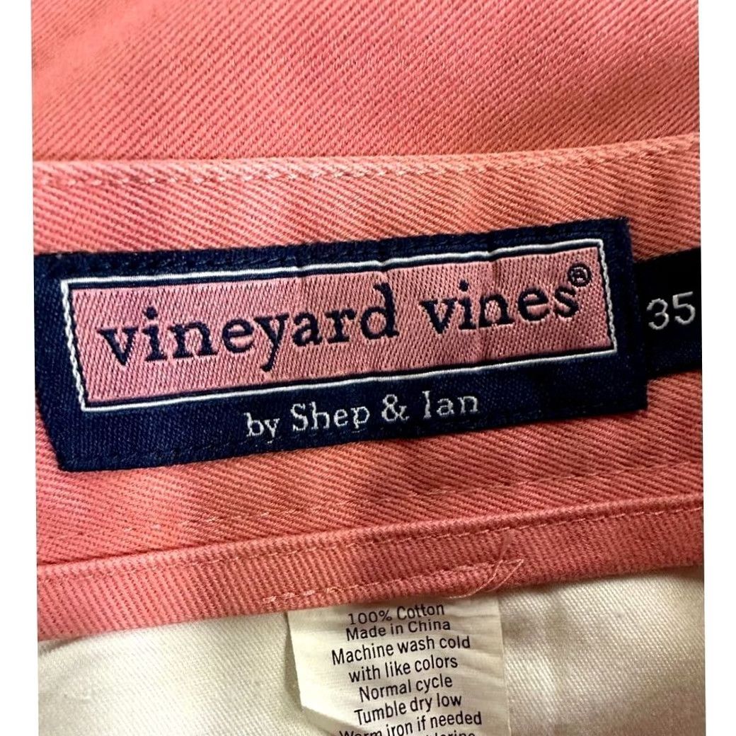 Vineyard Vines Vineyard Vines Pants Mens 35X30 Pink Khaki Chino Cotton Pockets Outdoors Size US 35 - 4 Thumbnail