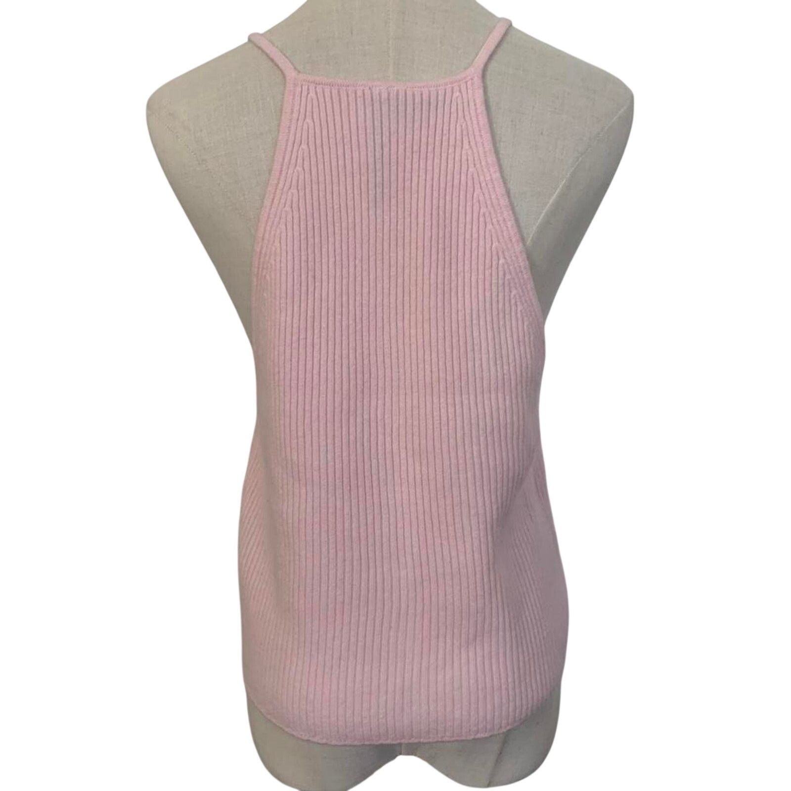 Anthropologie New Anthropologie Wool & Cashmere Button Sweater Tank Size L / US 10 / IT 46 - 4 Thumbnail