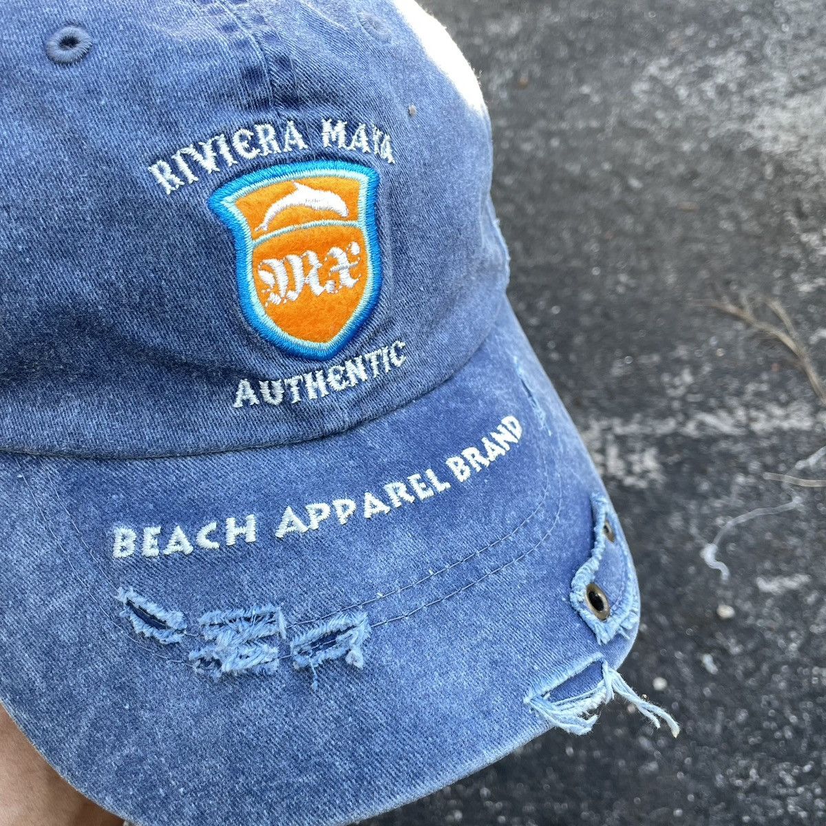If Six Was Nine Sick Riviera maya distresses hat Size ONE SIZE - 6 Thumbnail