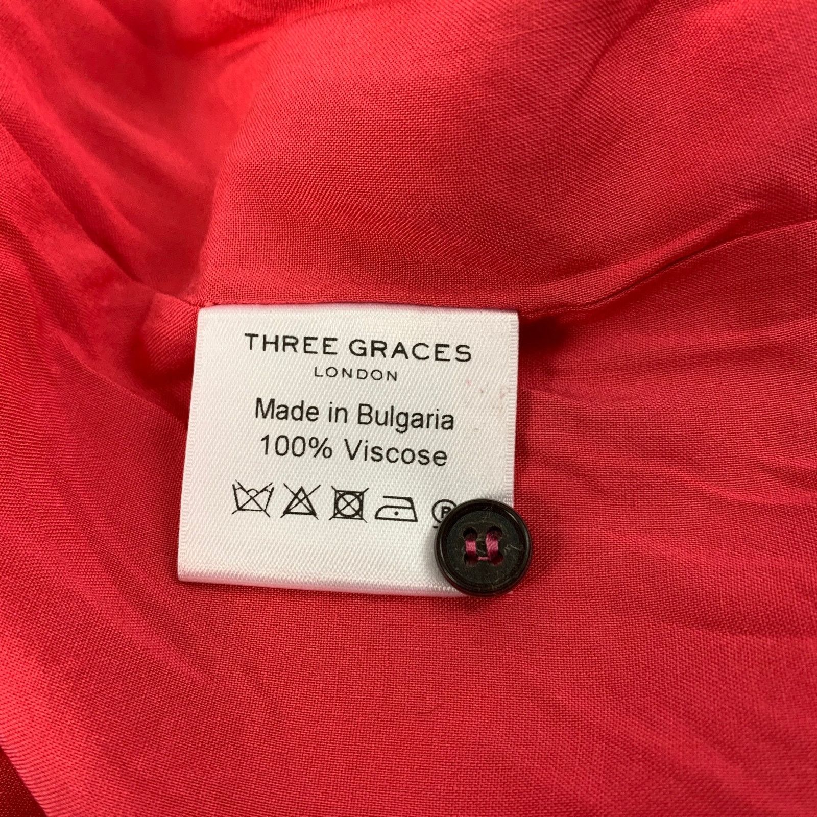 Other THREE GRACES Size S Pink Viscose Halter Shift Dress Size S / US 4 / IT 40 - 4 Thumbnail