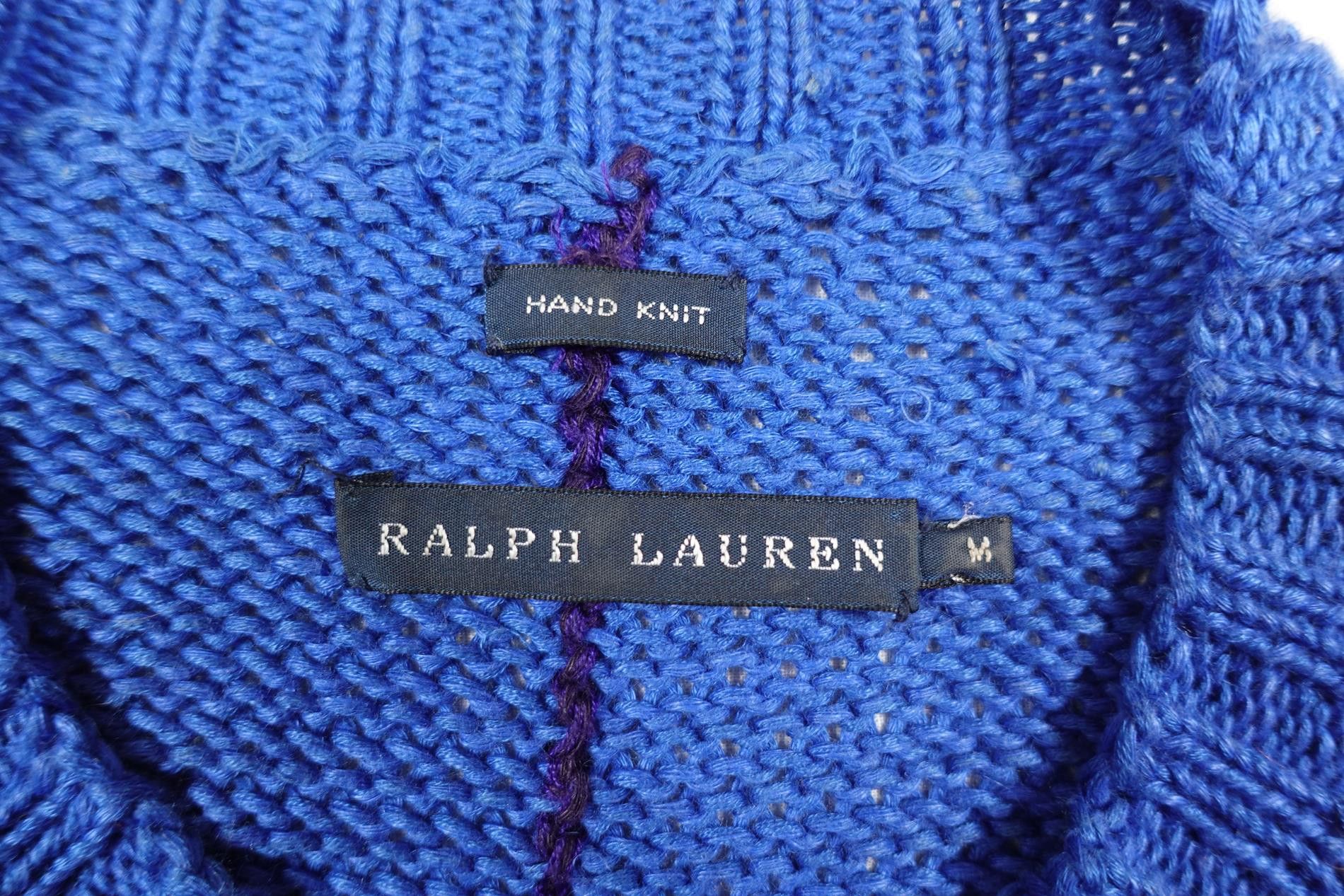 Ralph Lauren Blue Label Ralph Lauren Ble Label Sweater Linen Blue Indian Aztec M Size M / US 6-8 / IT 42-44 - 3 Thumbnail