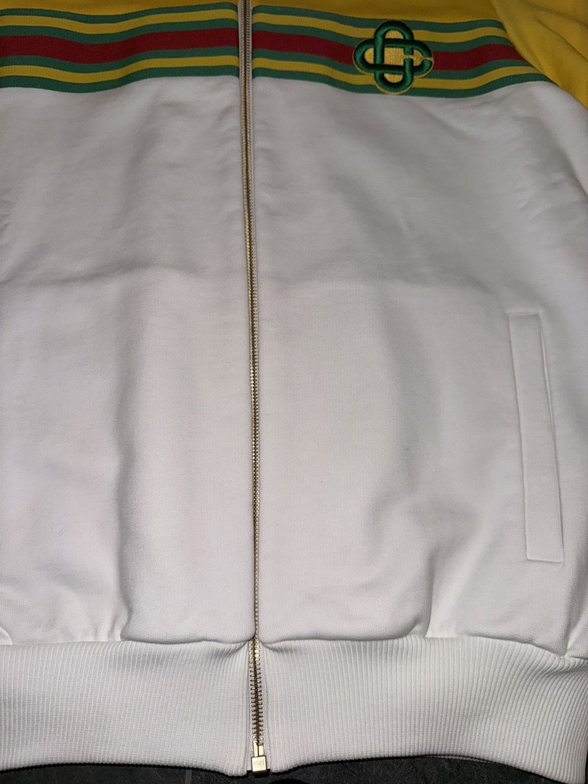 Casablanca Casablanca Track Jacket – Gelb / Weiß – Größe S Size US S / EU 44-46 / 1 - 4 Thumbnail