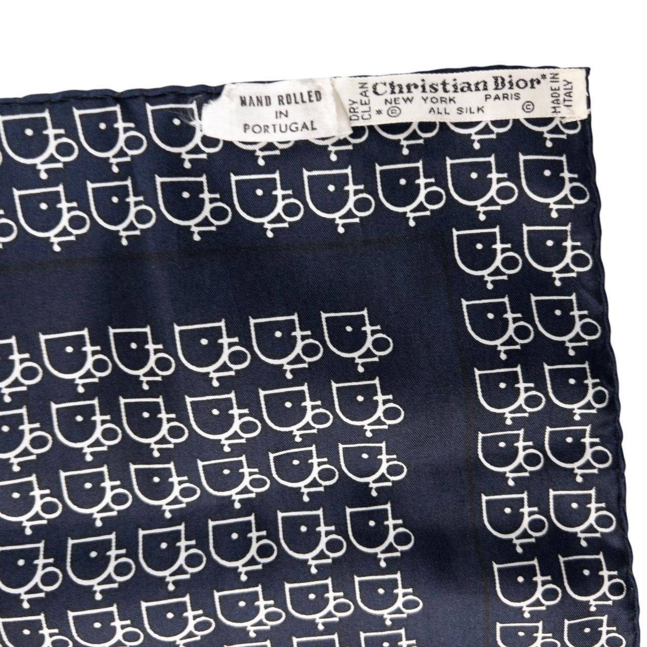 Dior Vintage Dior Monogram Silk Scarf Size ONE SIZE - 4 Thumbnail