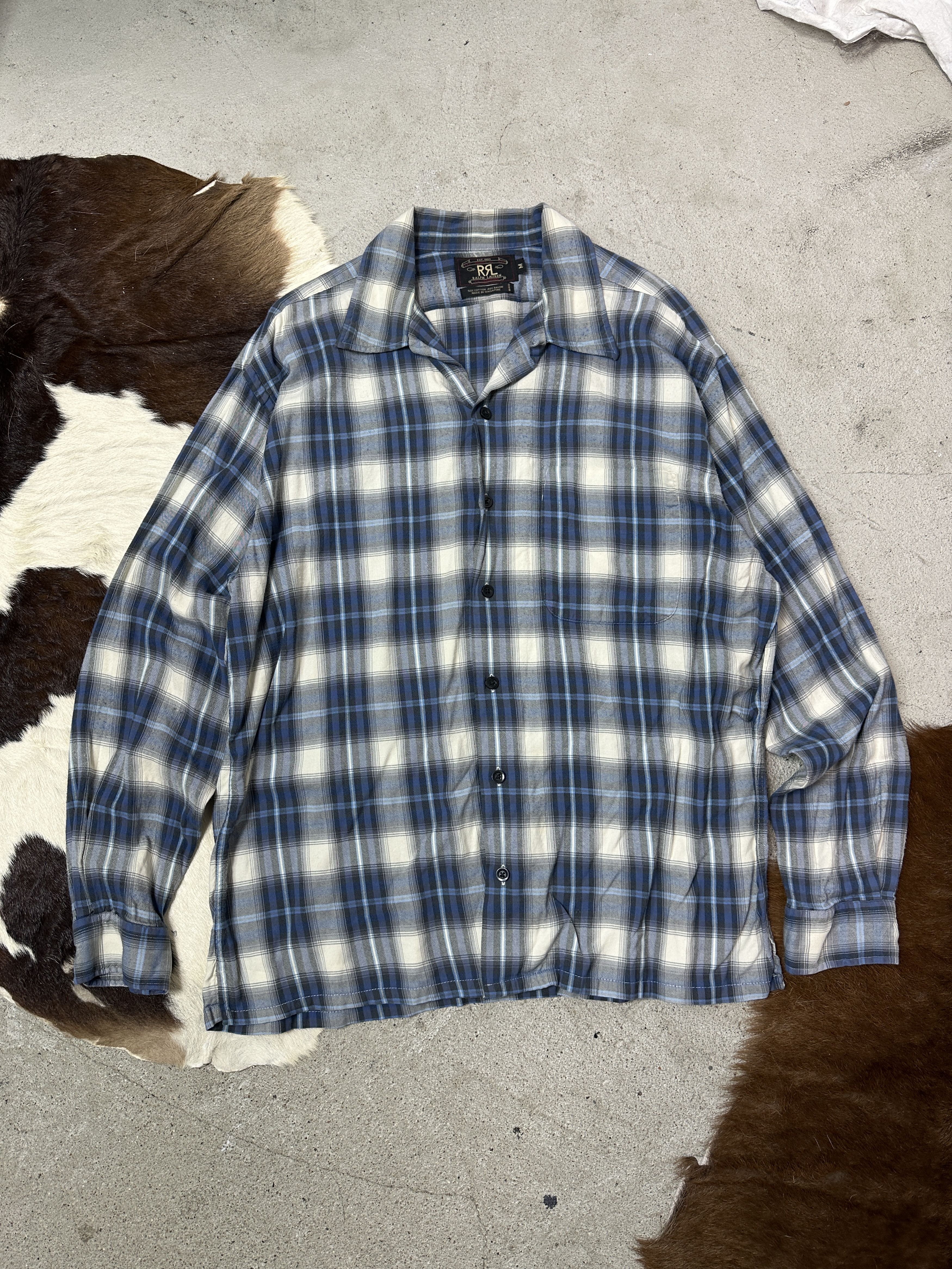Ralph Lauren Vintage Streetwear Tartan Double R Ralph Lauren Shirt Y2K Size US M / EU 48-50 / 2 - 1 Thumbnail