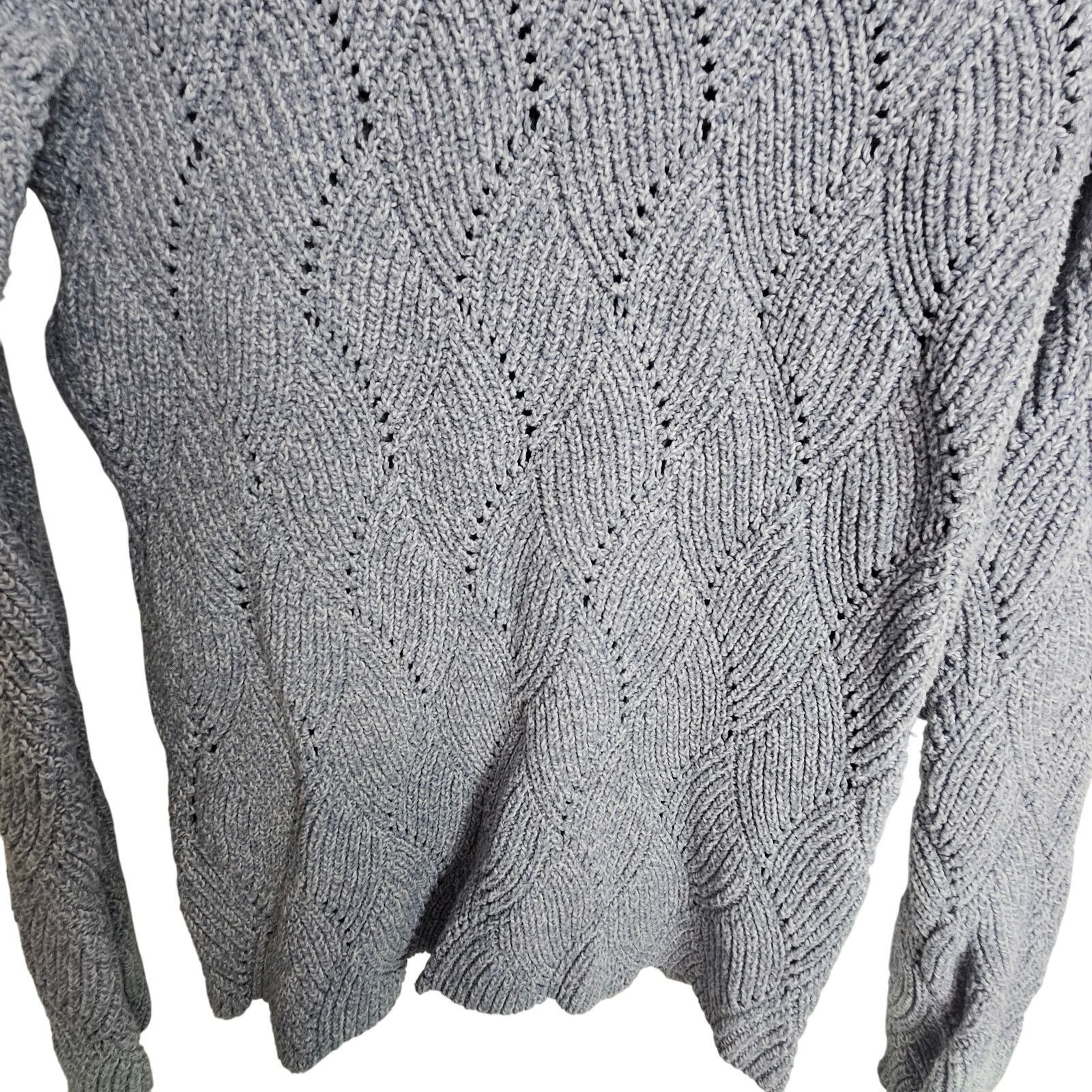 Other Sundance Blue Turtleneck Sweater Cotton Silk Blend Women M Size M / US 6-8 / IT 42-44 - 3 Thumbnail