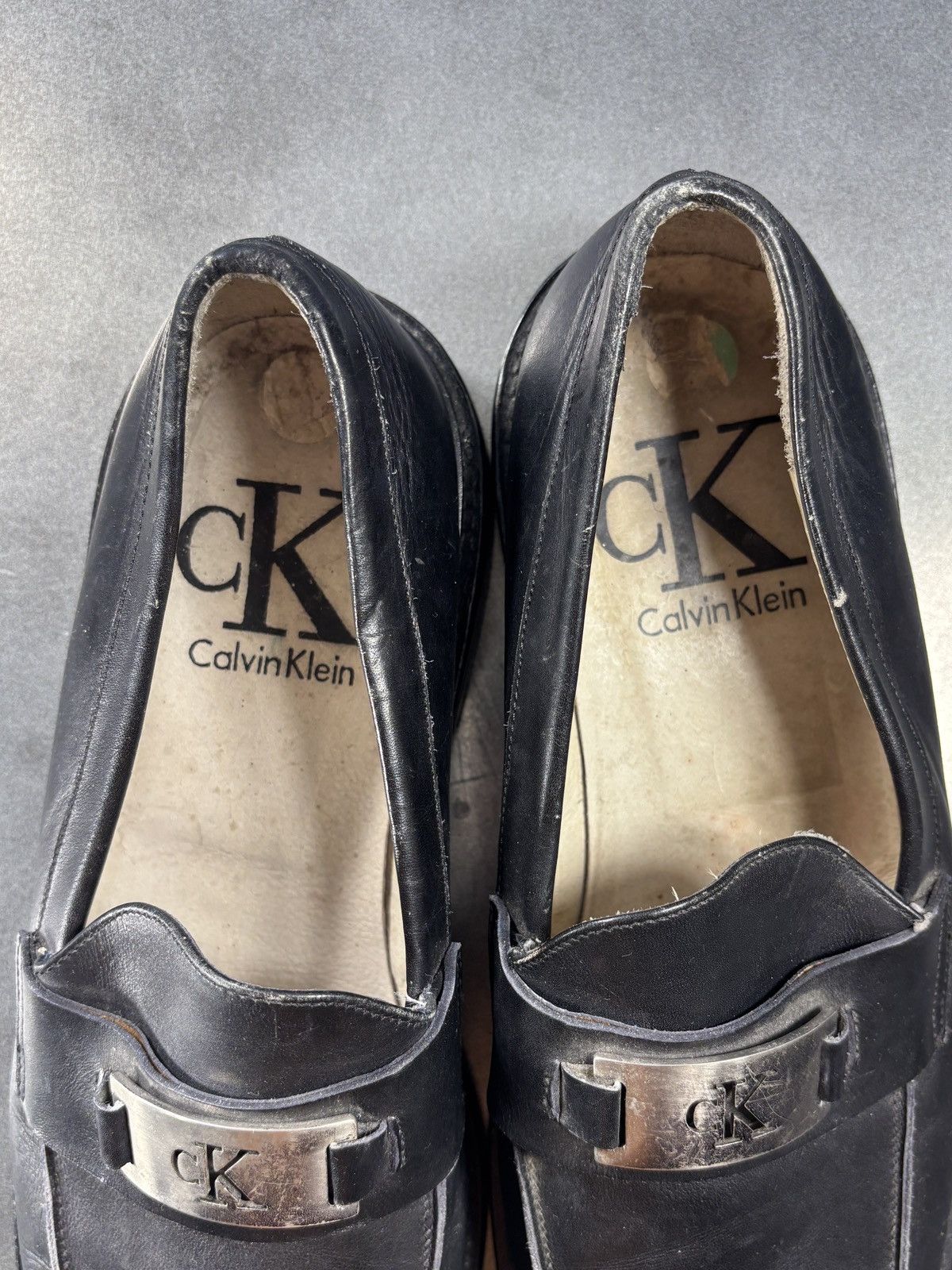 Calvin Klein Vintage Calvin Klein Loafers 1990s CK Made in Italy Leather Size US 9 / EU 42 - 4 Thumbnail