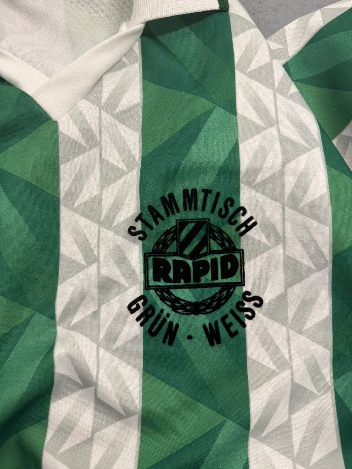 Lotto Sport Vintage 90s Lotto Rapid Stammtisch Fan Soccer Jersey Size US XL / EU 56 / 4 - 13 Thumbnail