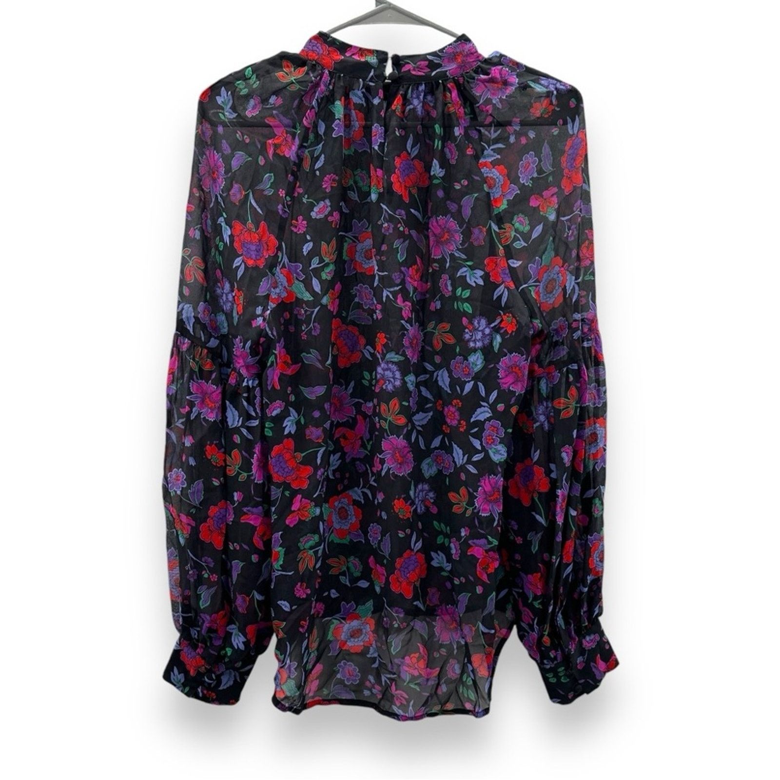 Veronica Beard Veronica Beard Cicely Silk Floral Long Sleeve Blouse Sz 8 Size M / US 6-8 / IT 42-44 - 6 Thumbnail