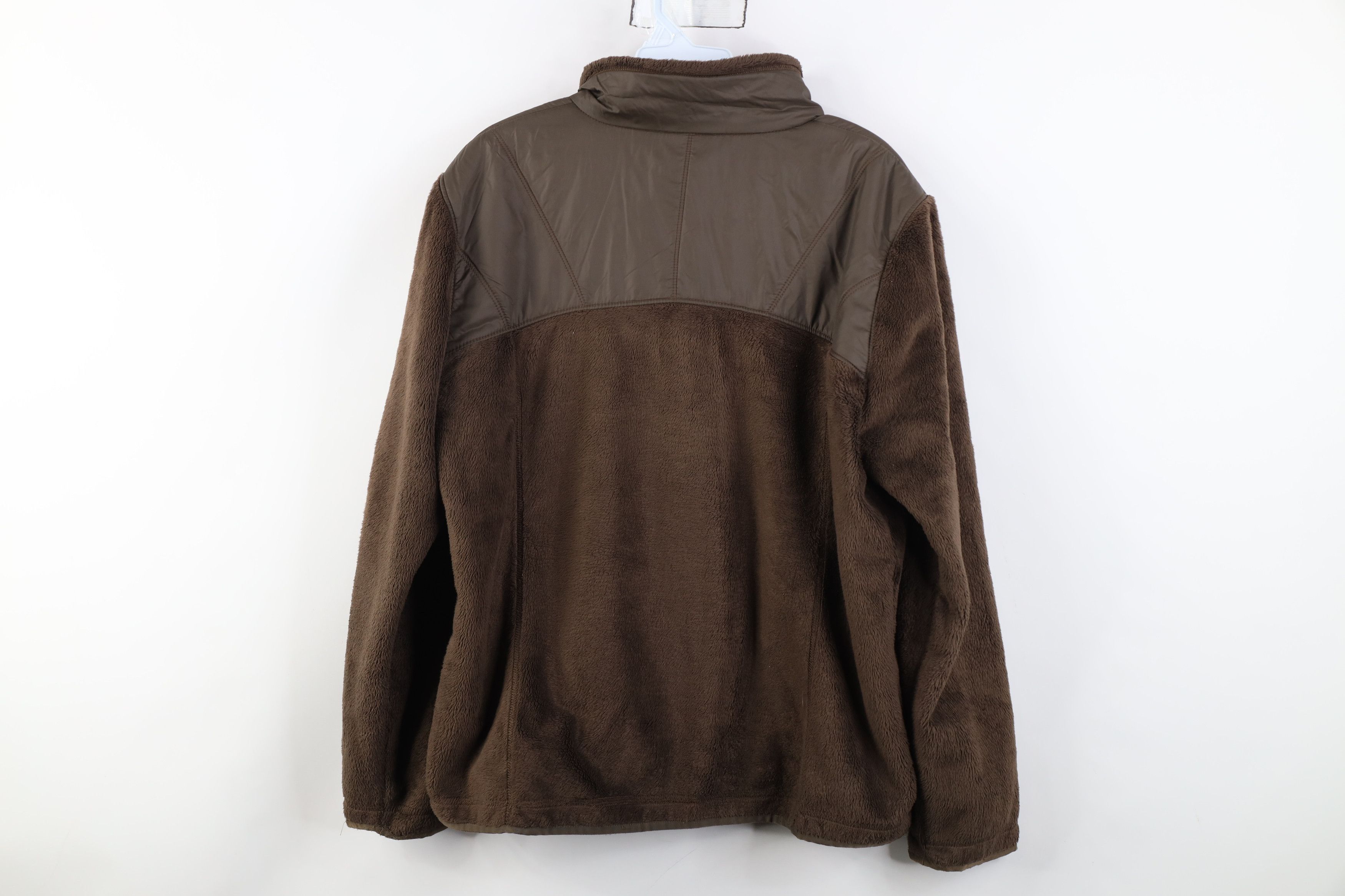 Nike Vintage Y2K Nike ACG Swoosh Deep Pile Fleece Jacket Brown Size US XL / EU 56 / 4 - 12 Thumbnail