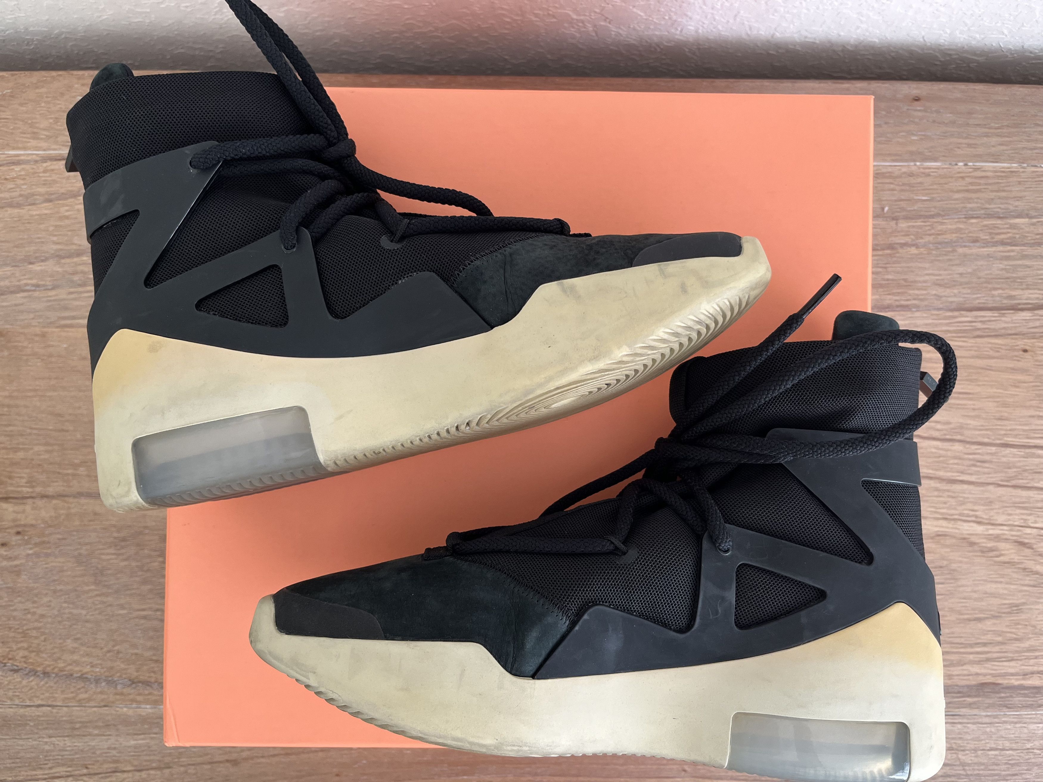 Fear of God × Nike Nike Air Fear of God 1 ‘Black’ Size US 7.5 / EU 40-41 - 5 Thumbnail
