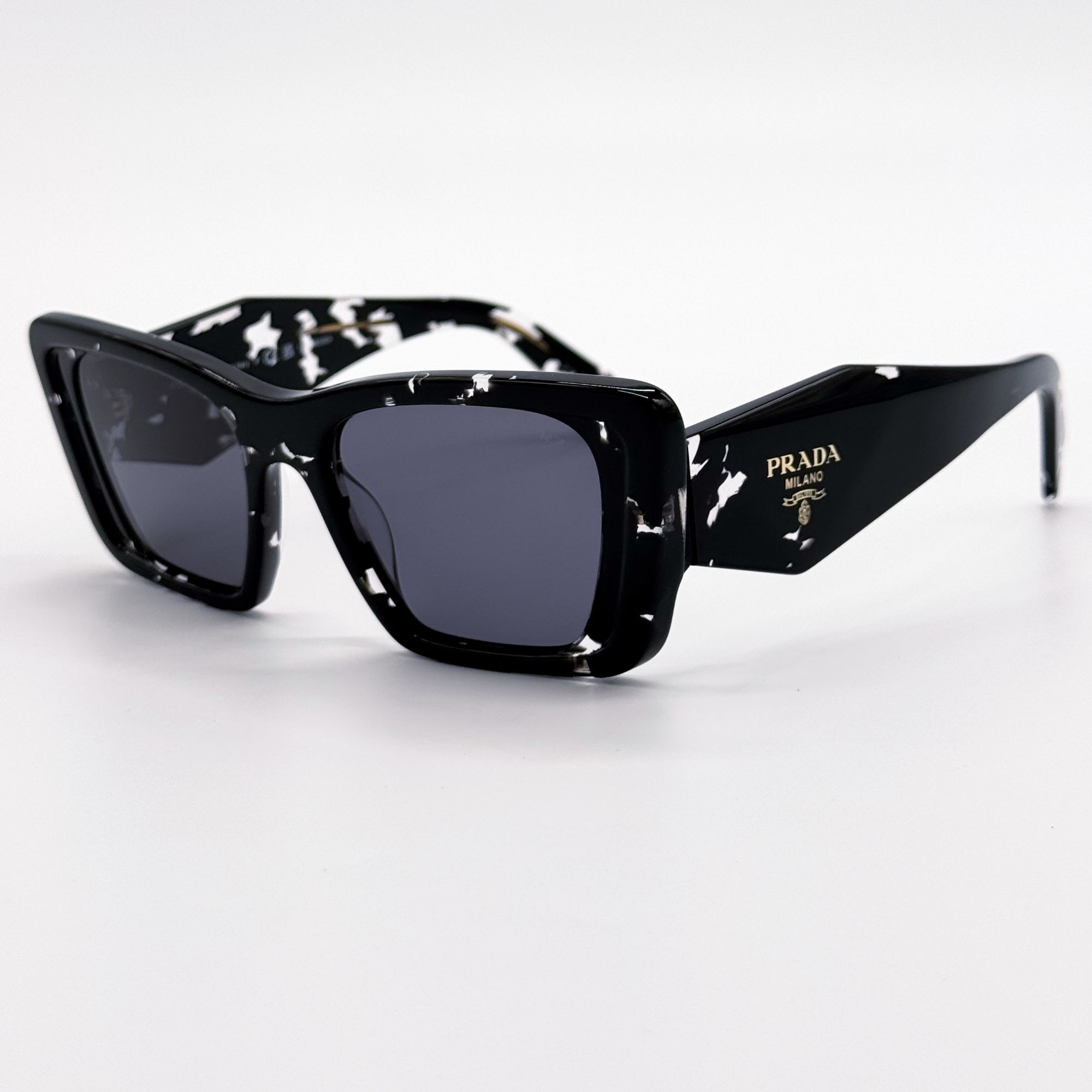 Prada NEW PRADA SUNGLASSES PR08YS 15S5Z1 BLACK PR 08YS, SPR 08Y Size ONE SIZE - 3 Thumbnail